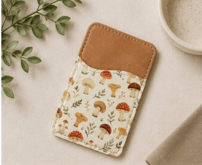 Woodland Mushroom Phone Wallet
