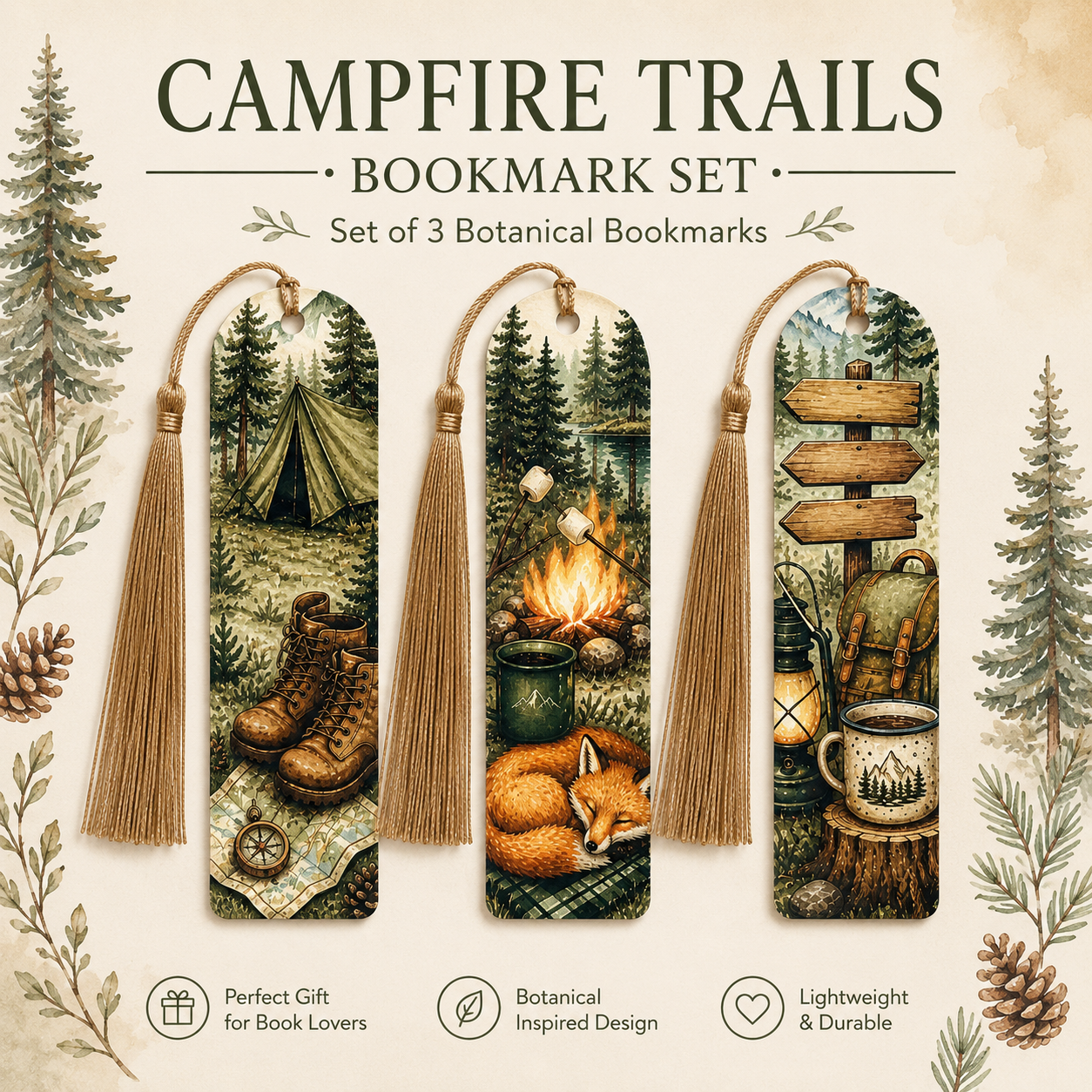 Campfire Trails Bookmark Set