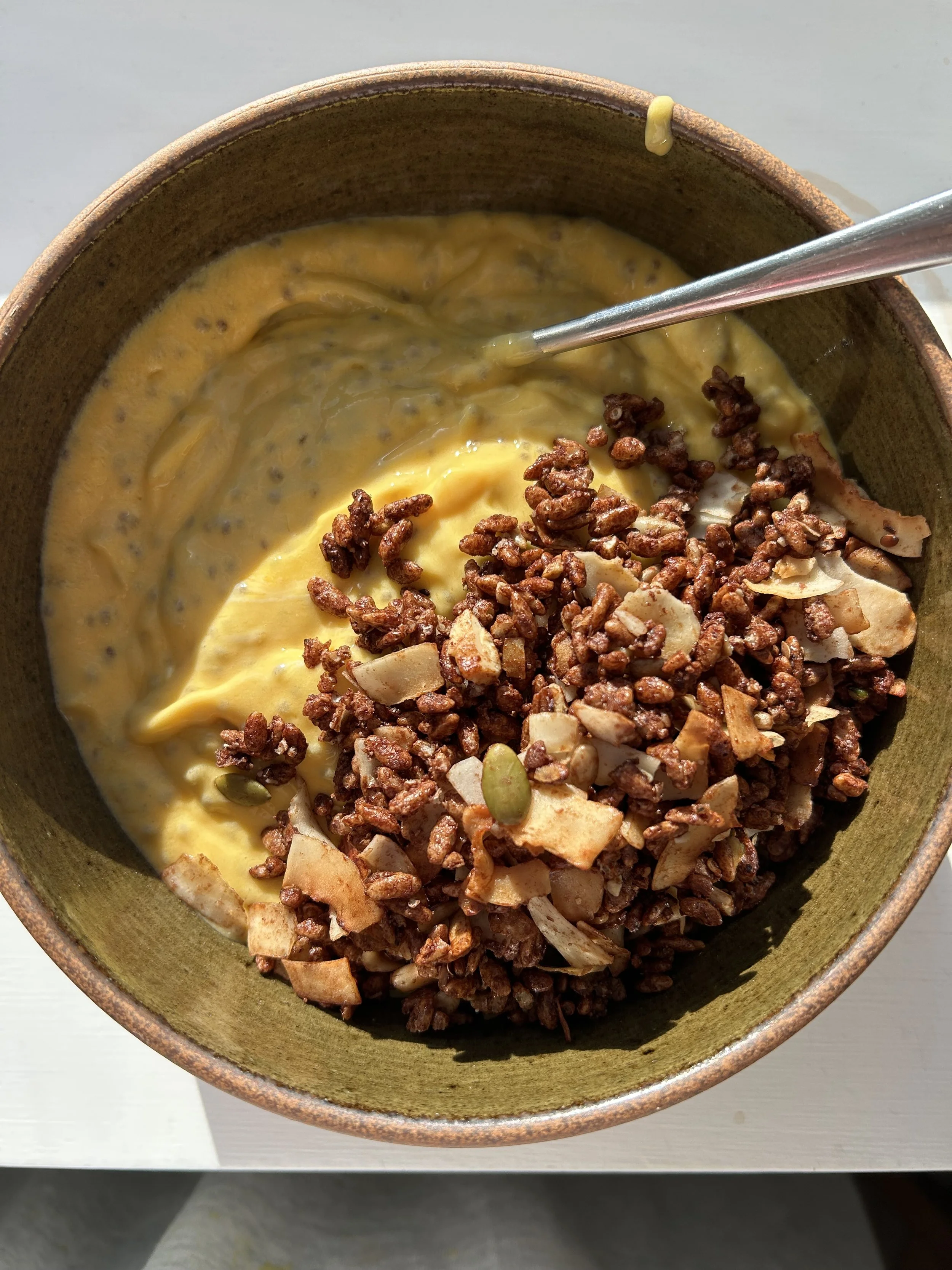 Protein Mango Chia Pudding