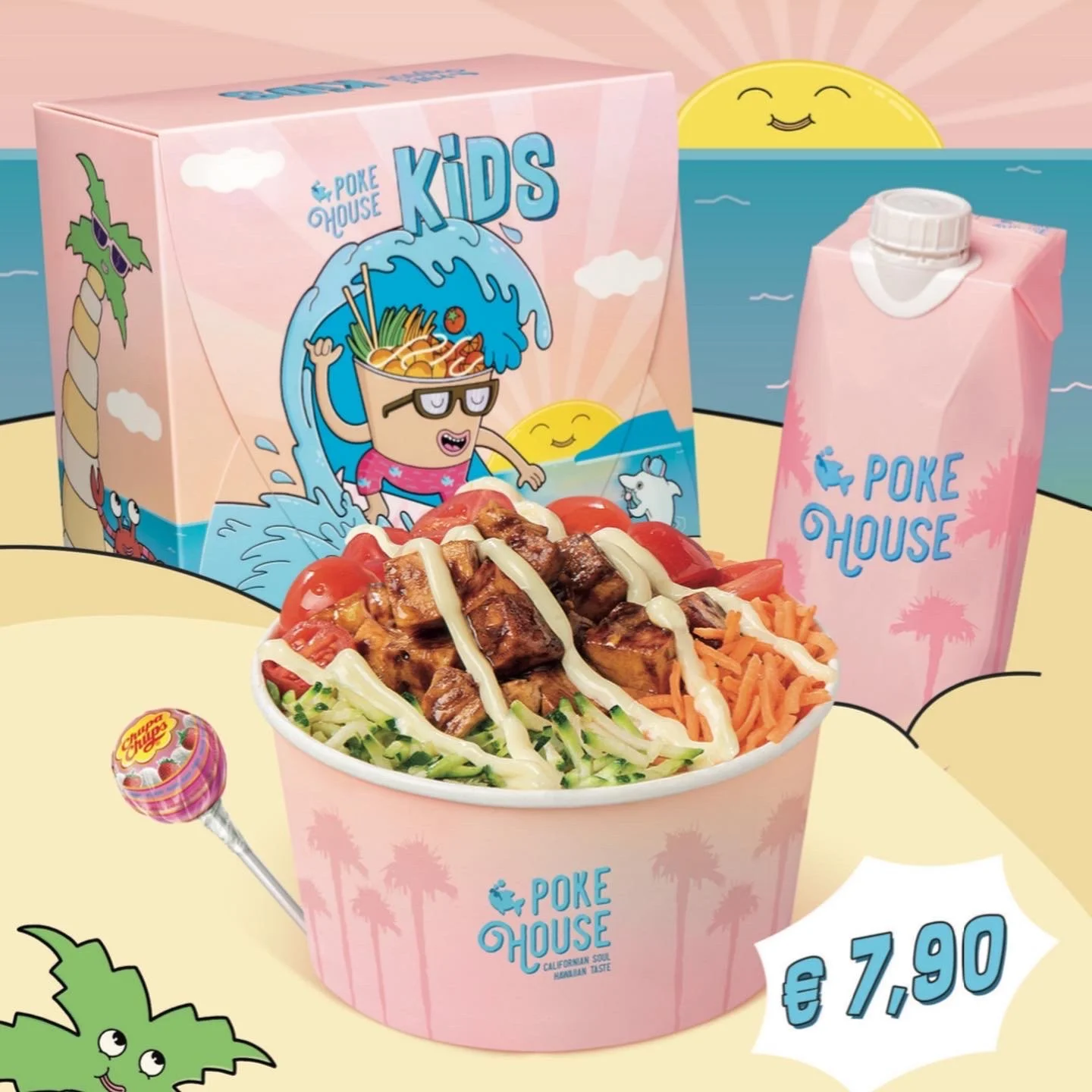 poke House Kids bowl and tattoo design
