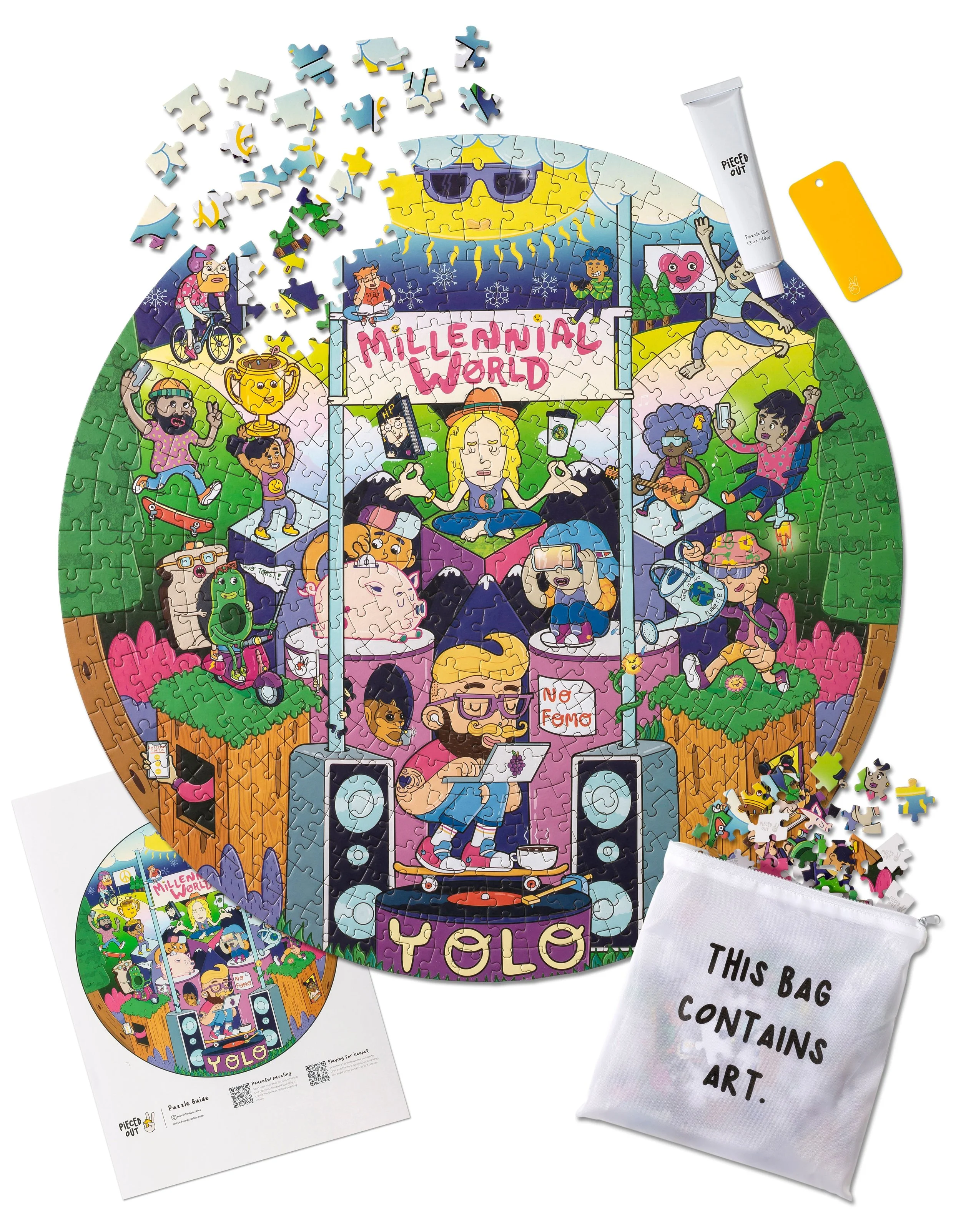 Millennial World PUzzle Design