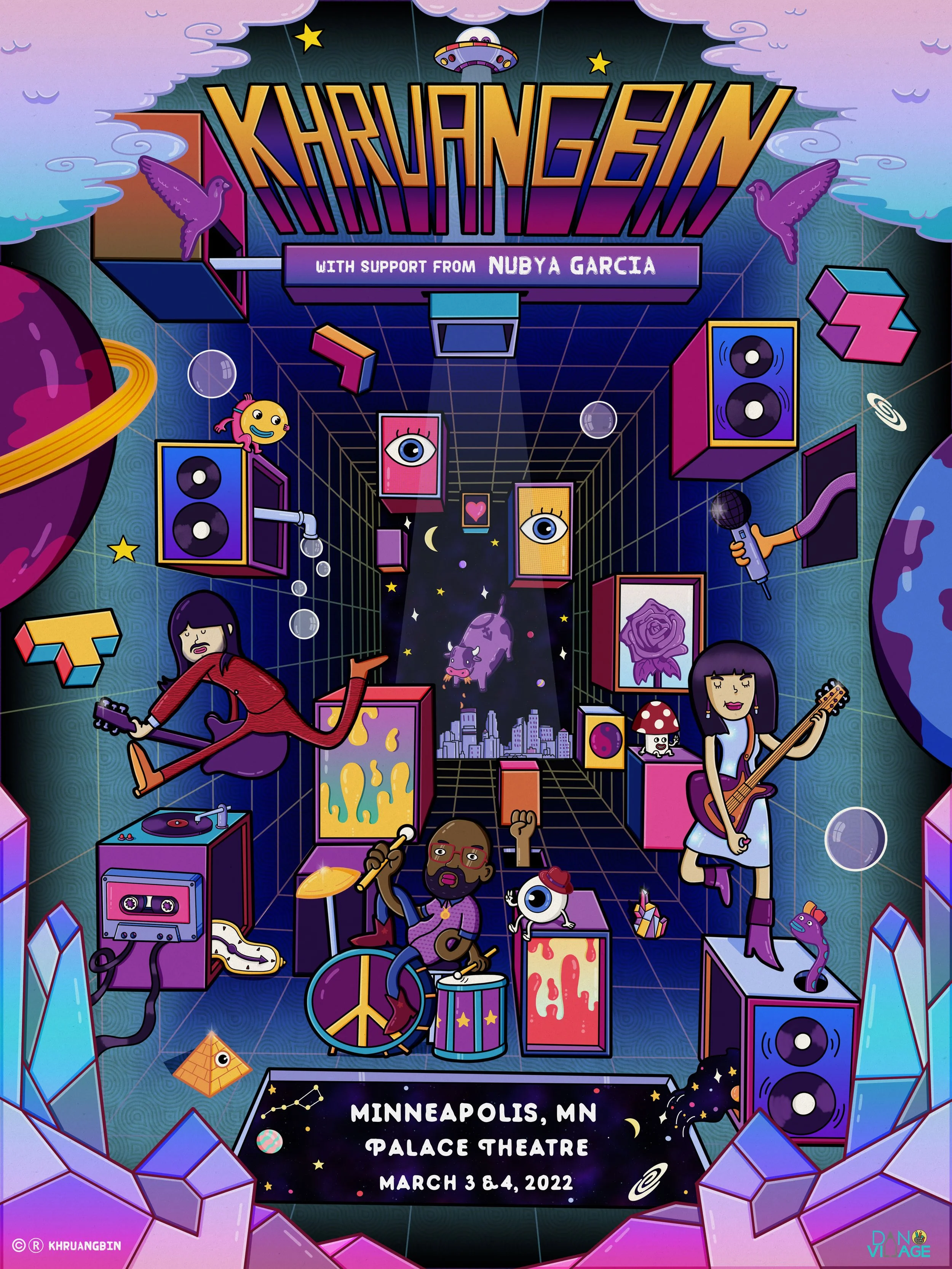Khruangbin Gig Poster