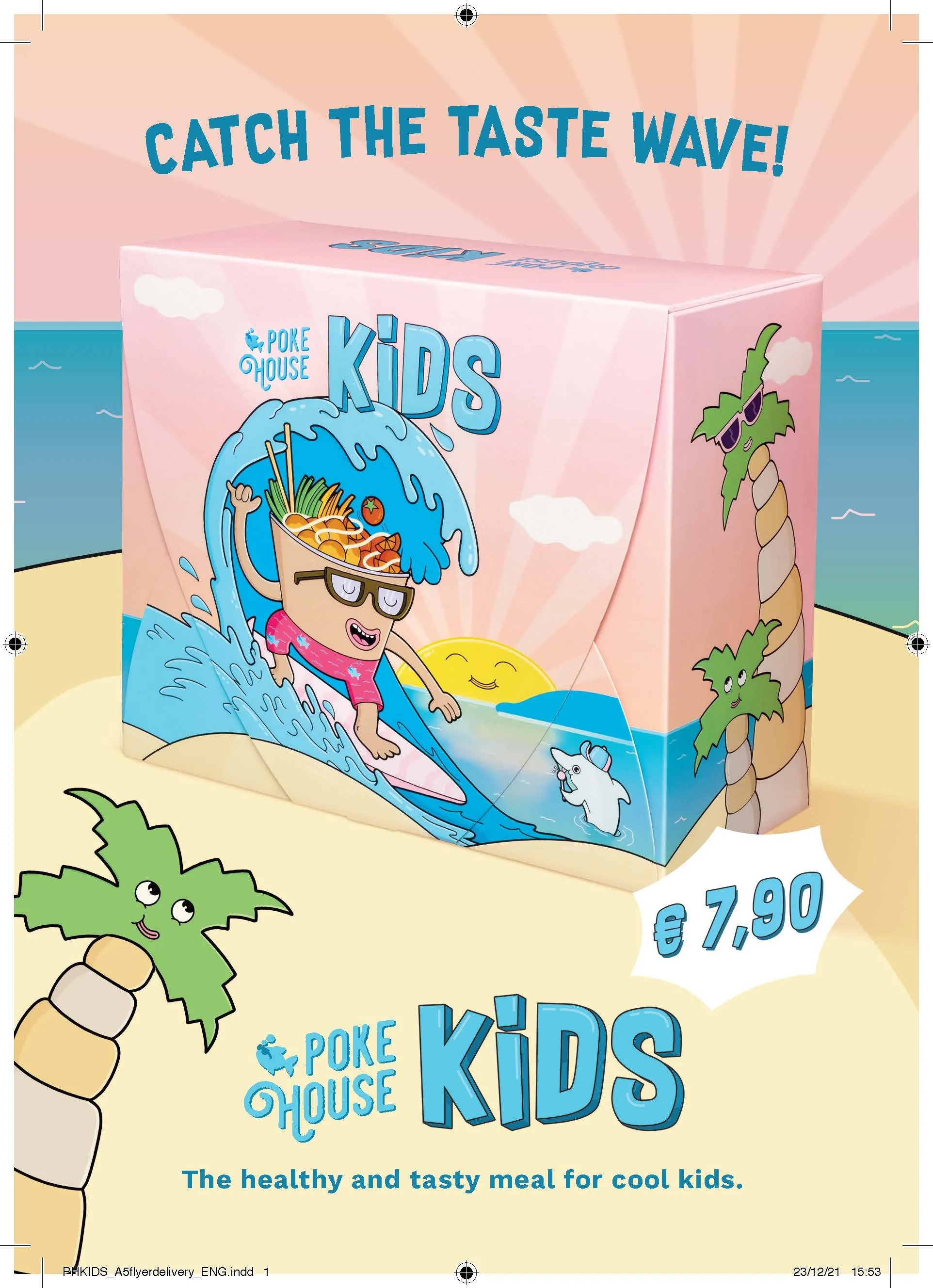 Poke House Kids Brand Packaging illustrations