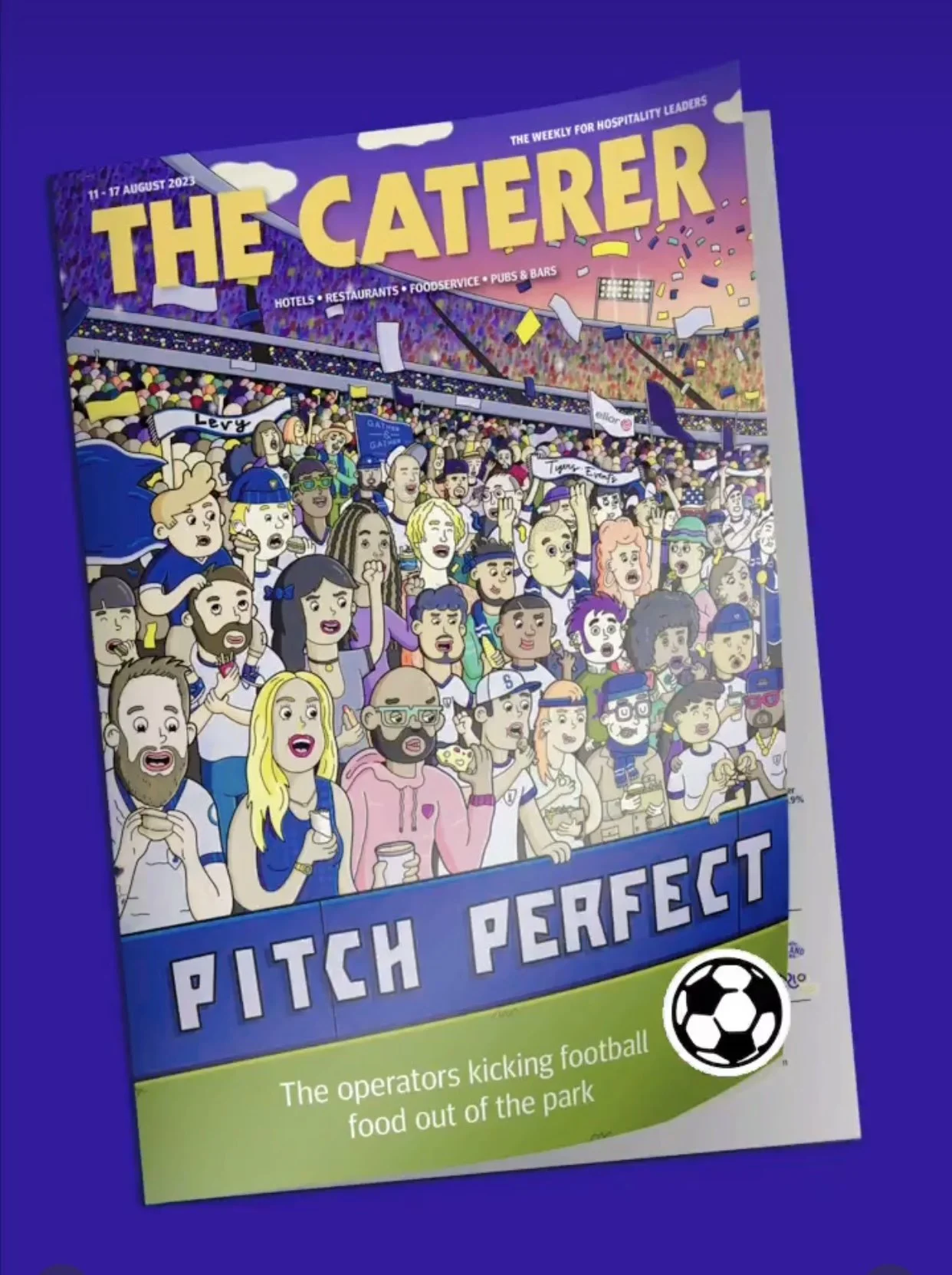 The Caterer Magazine Editorial Illustration Cover