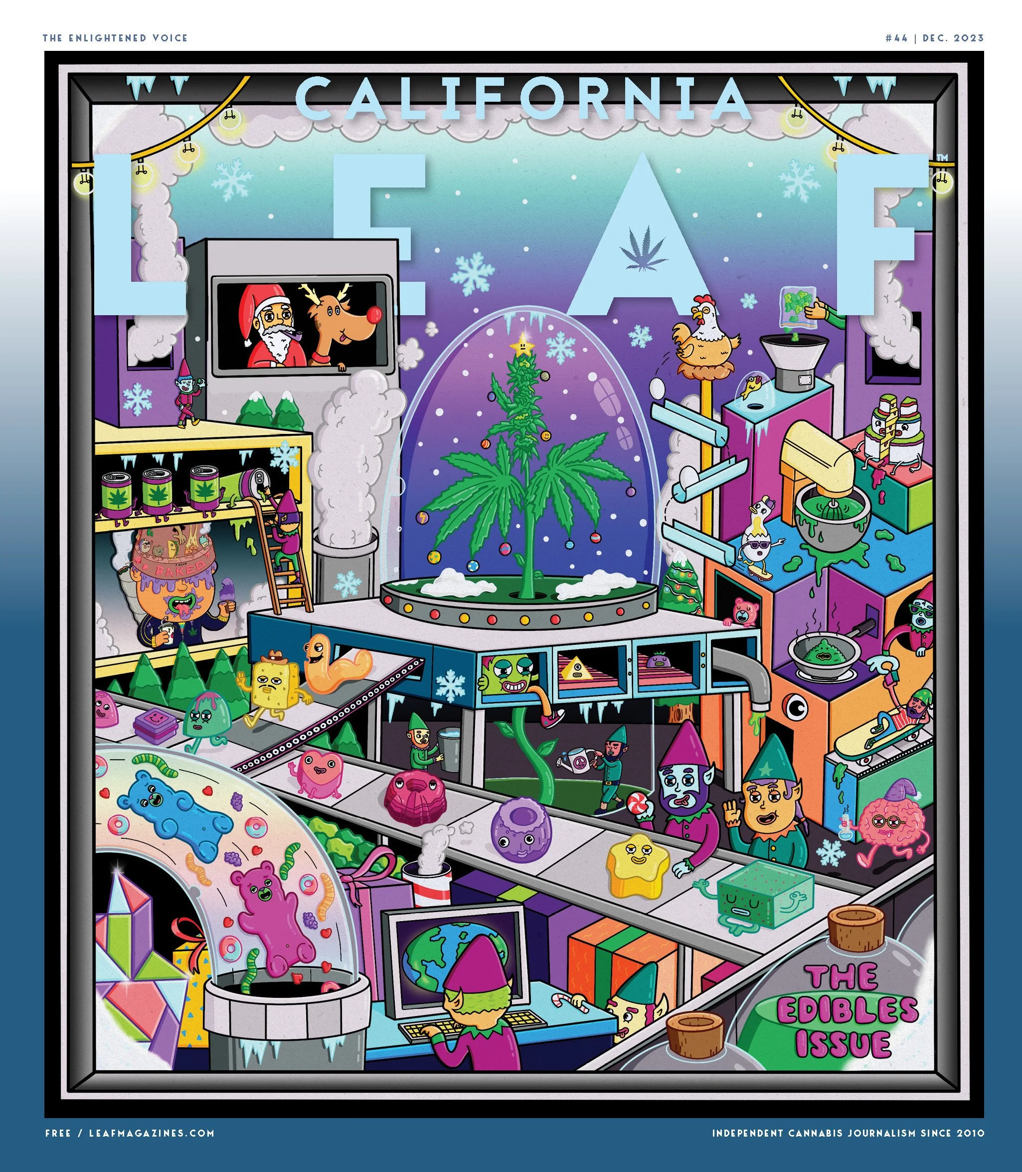 California Leaf Magazine Cover Edibles Issue