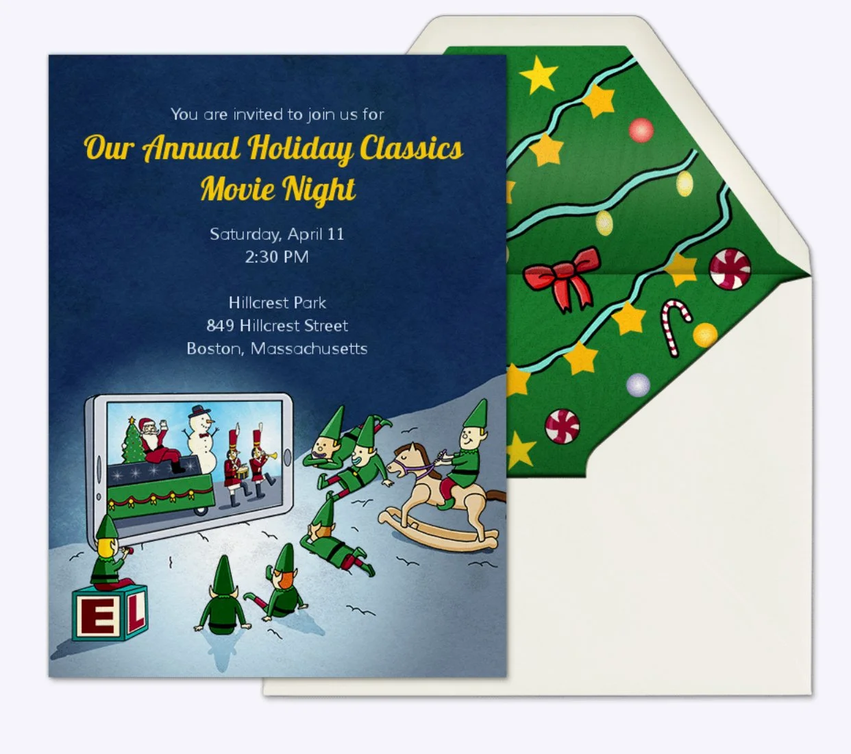 Evite Official Invitation Illustrations