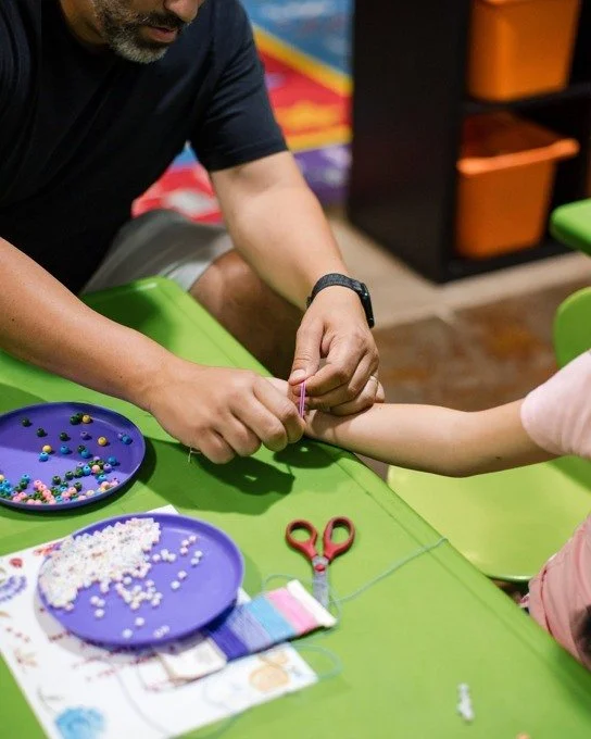 One thing that sets our approach apart:

Every activity we design does two things at once.
1. Builds a child's confidence, and 
2. Deepens connection.

A simple moment, shared together, can be more powerful than we realize.
A craft. An activity. A ga