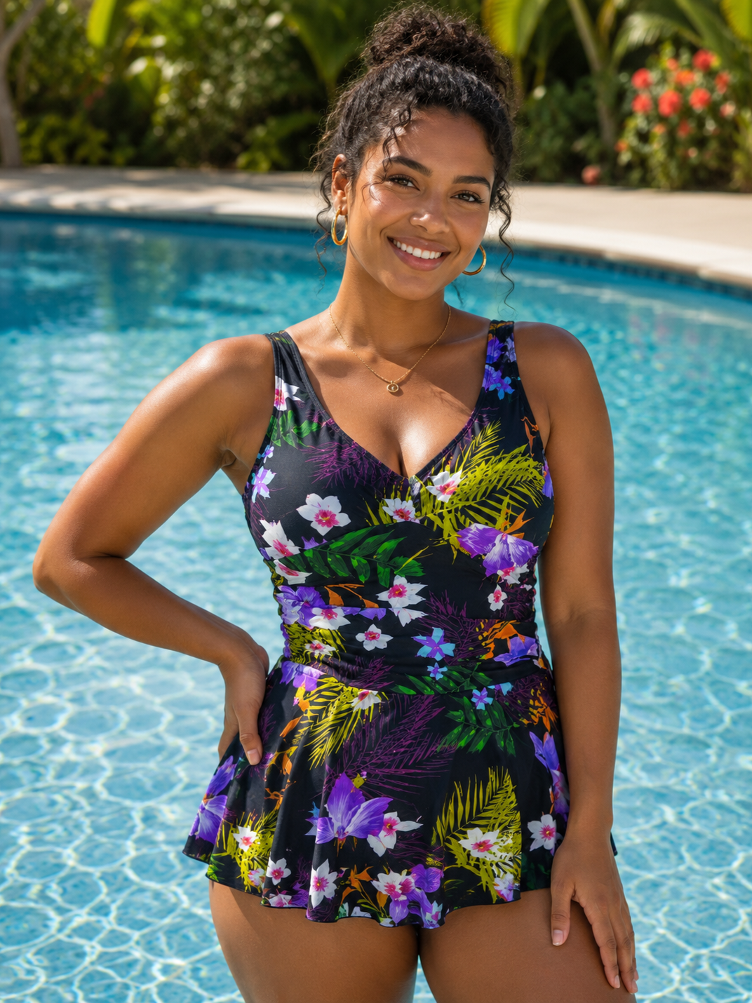 Tropical Paradise Swim Dress