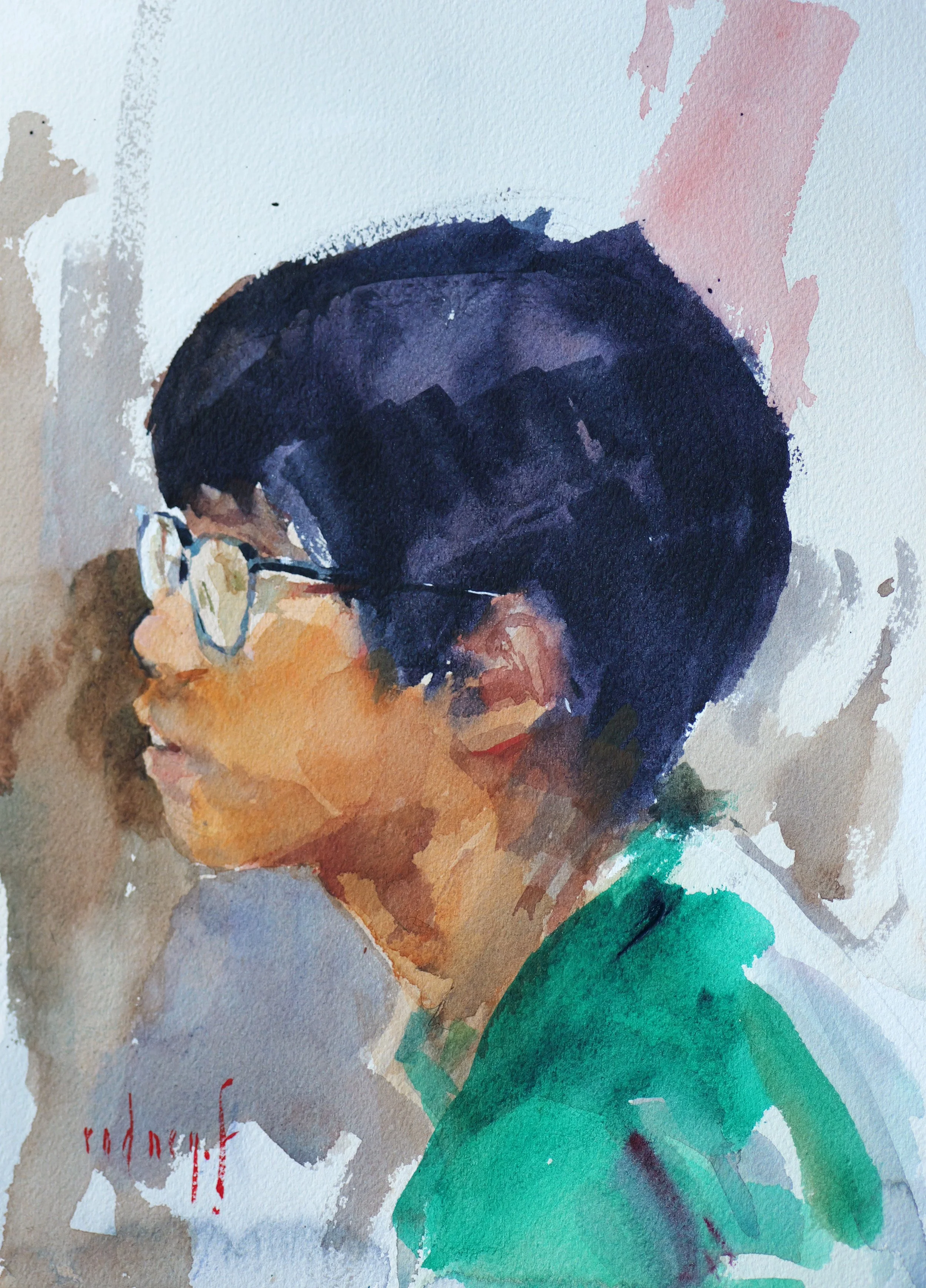 Boy of Mine
9"x12" watercolor on paper
