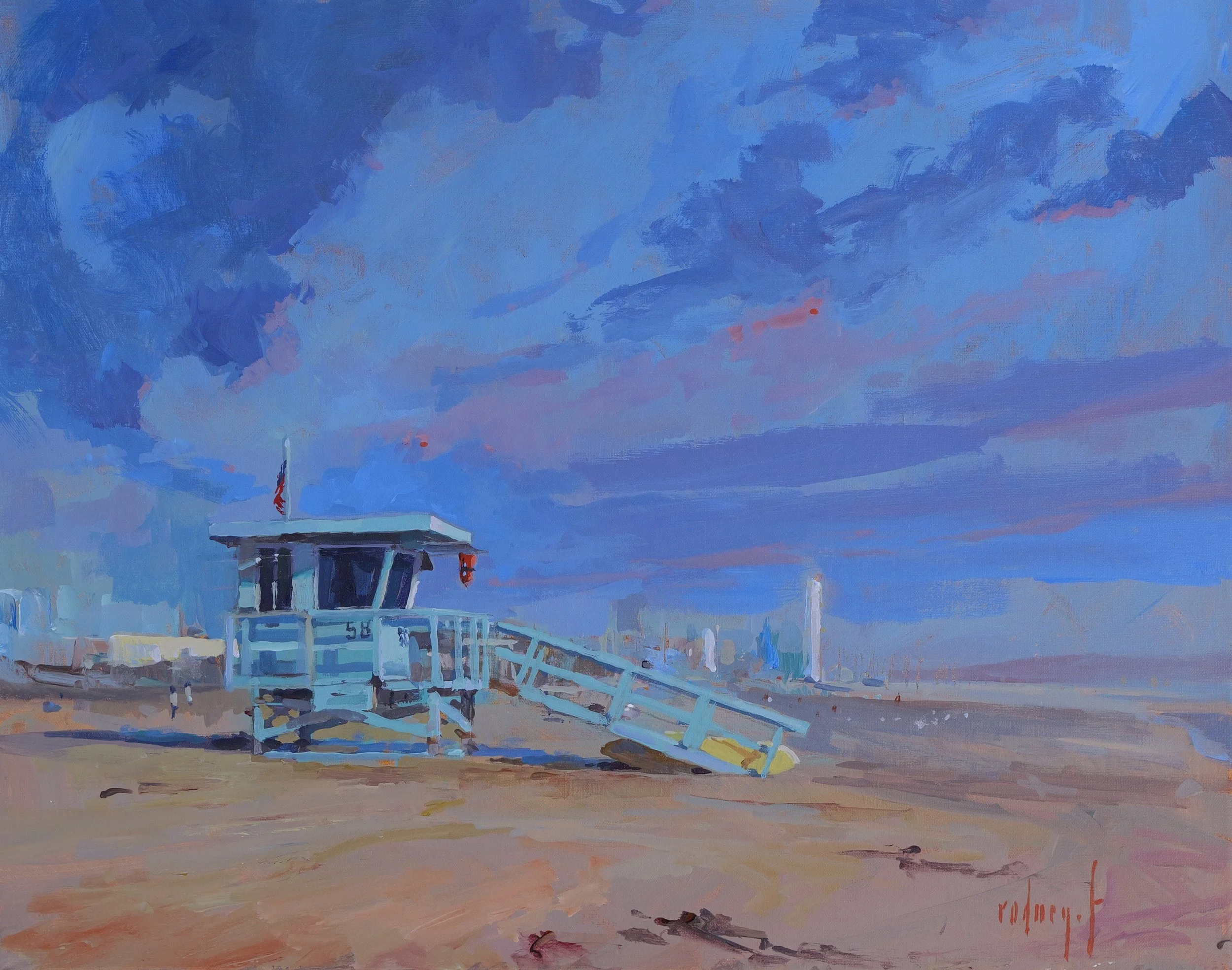 Tower Sunset
20"x26" acrylic on linen