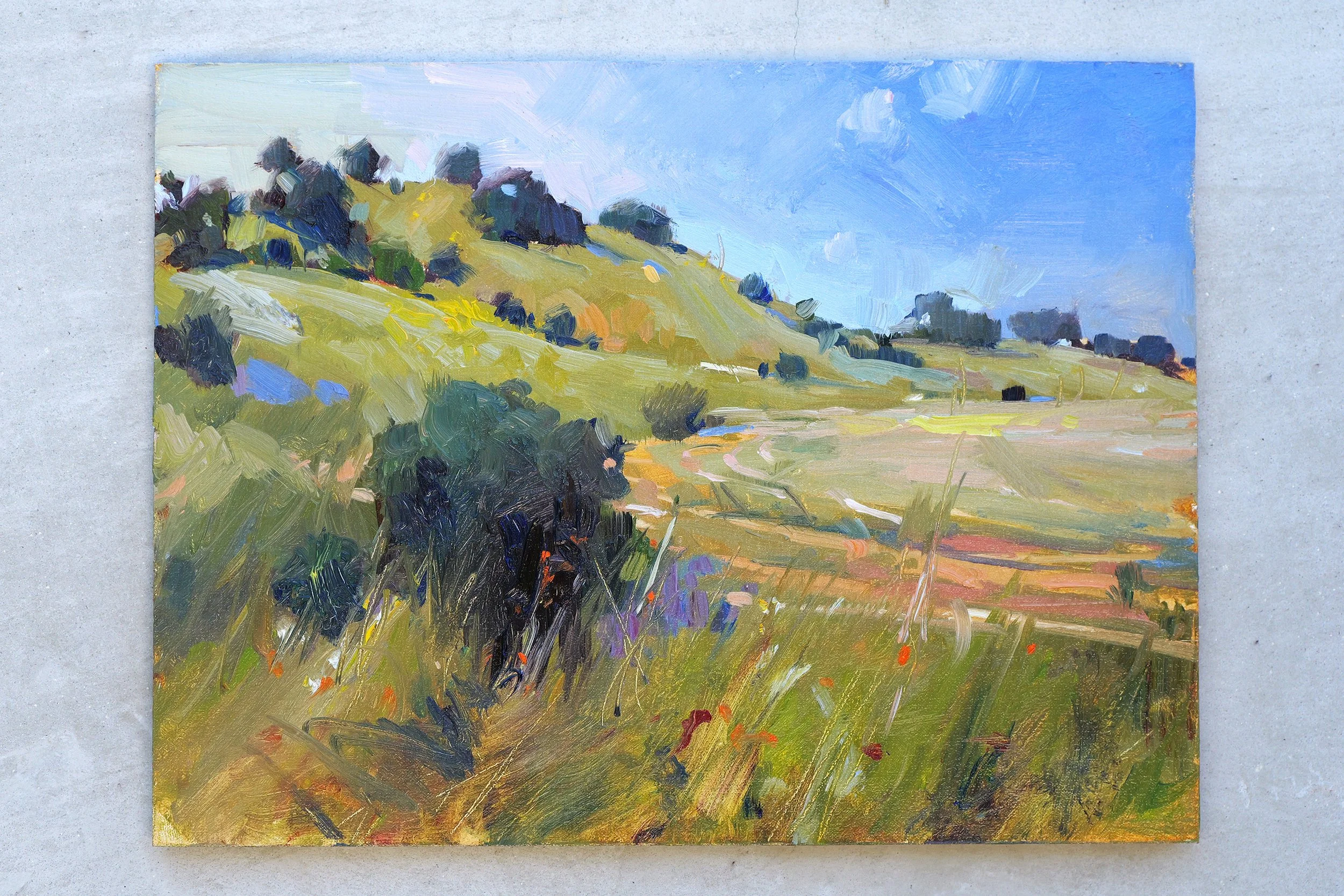 Hills 2
9"x12" 