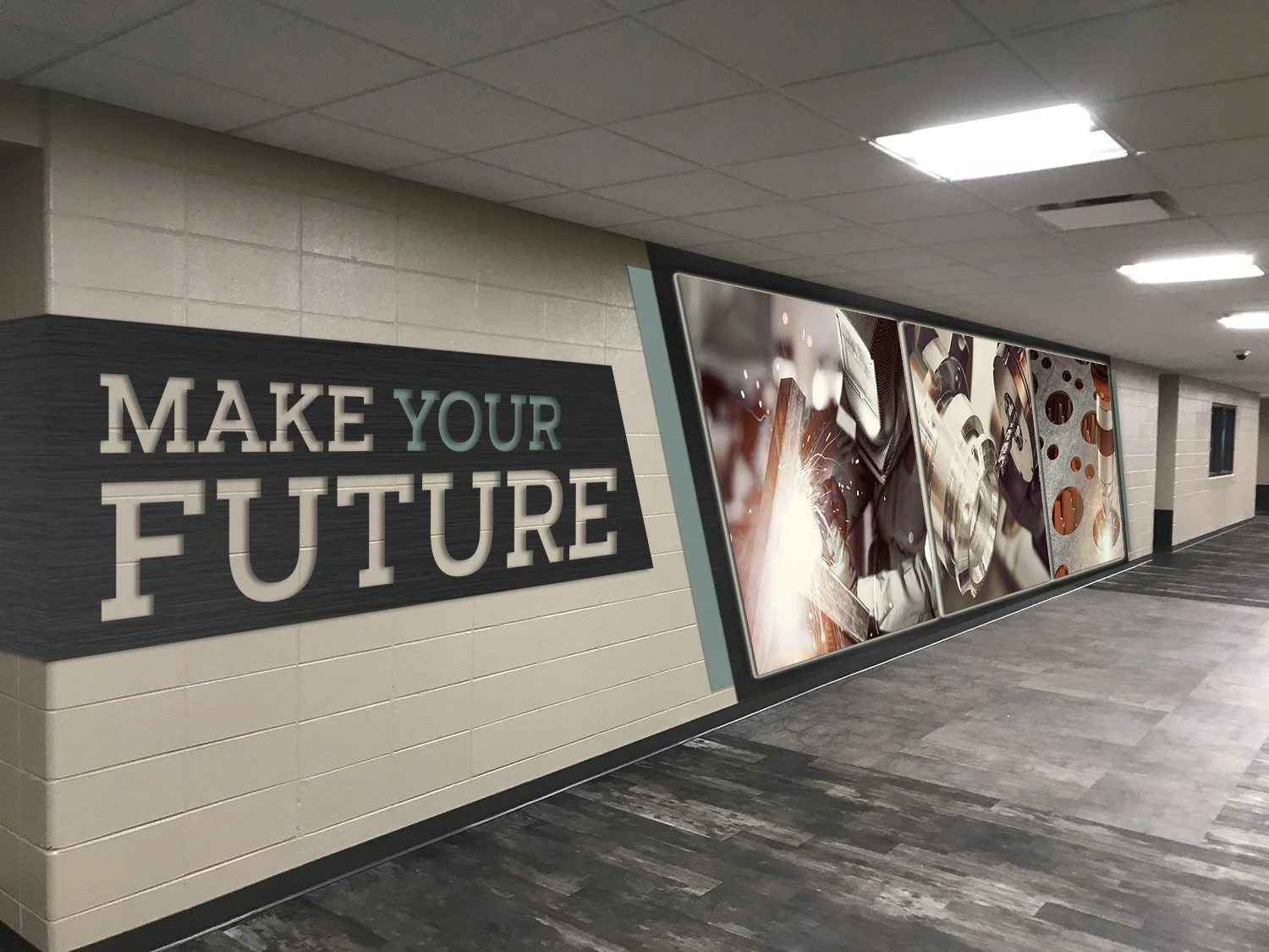 NWTC Manufacturing Hallway