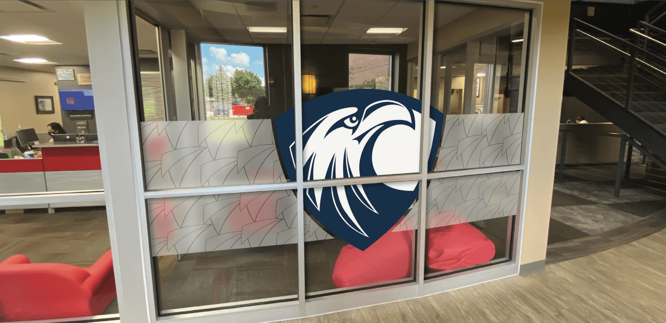 NWTC Collaboration Room Privacy Vinyl