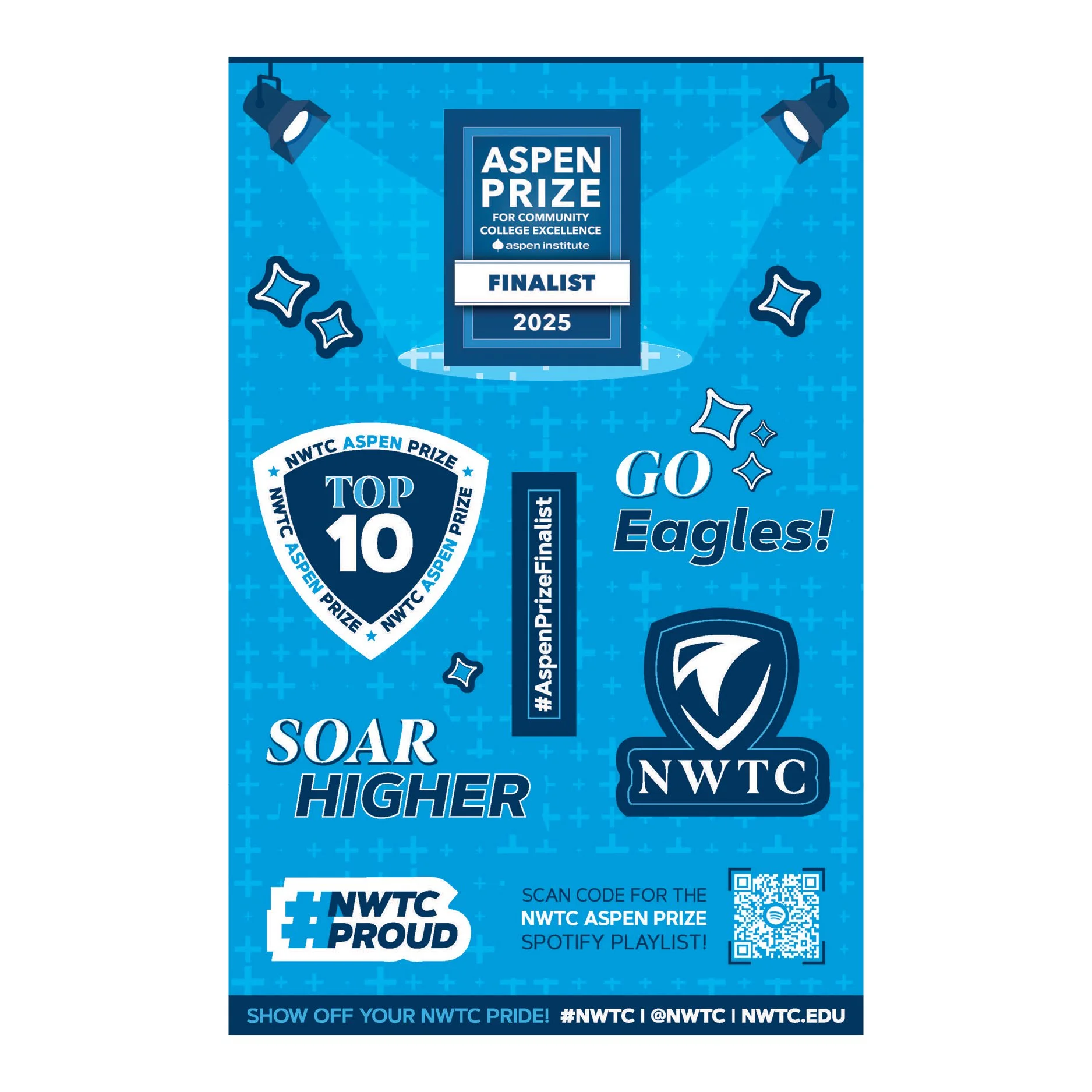 NWTC Aspen Award Sticker Sheet