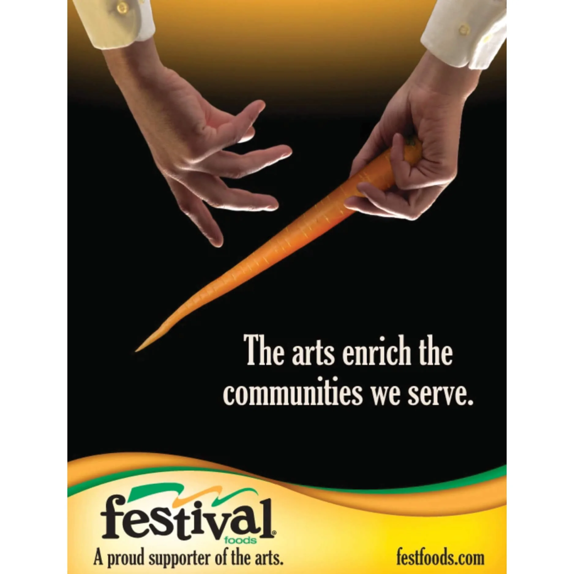 Festival Foods The Arts Enrich Ad
