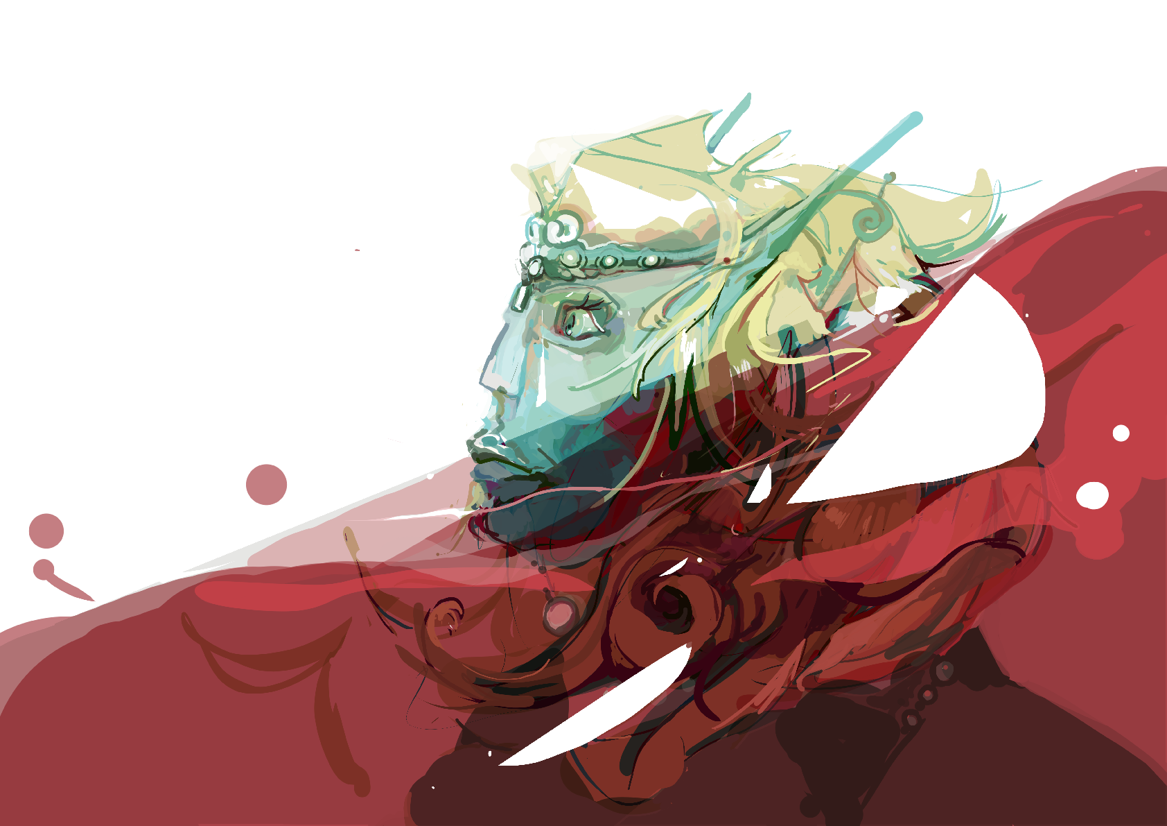 Fun Fantasy Portrait - personal illustration