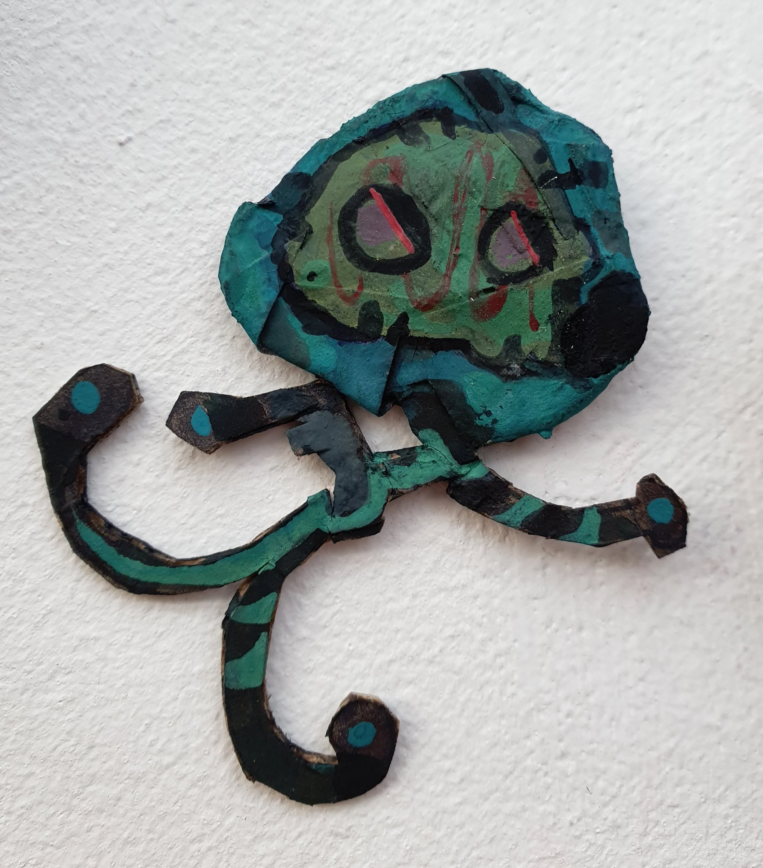 Paper Mache & Paint - disease creatures