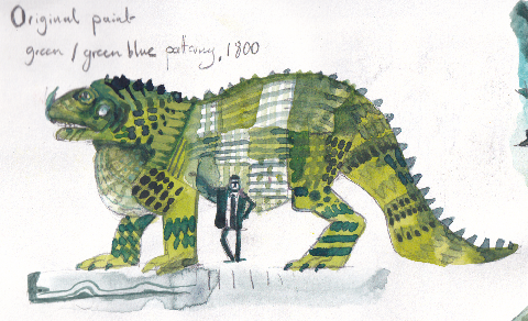 Iguanadon 1800s - sketchbook