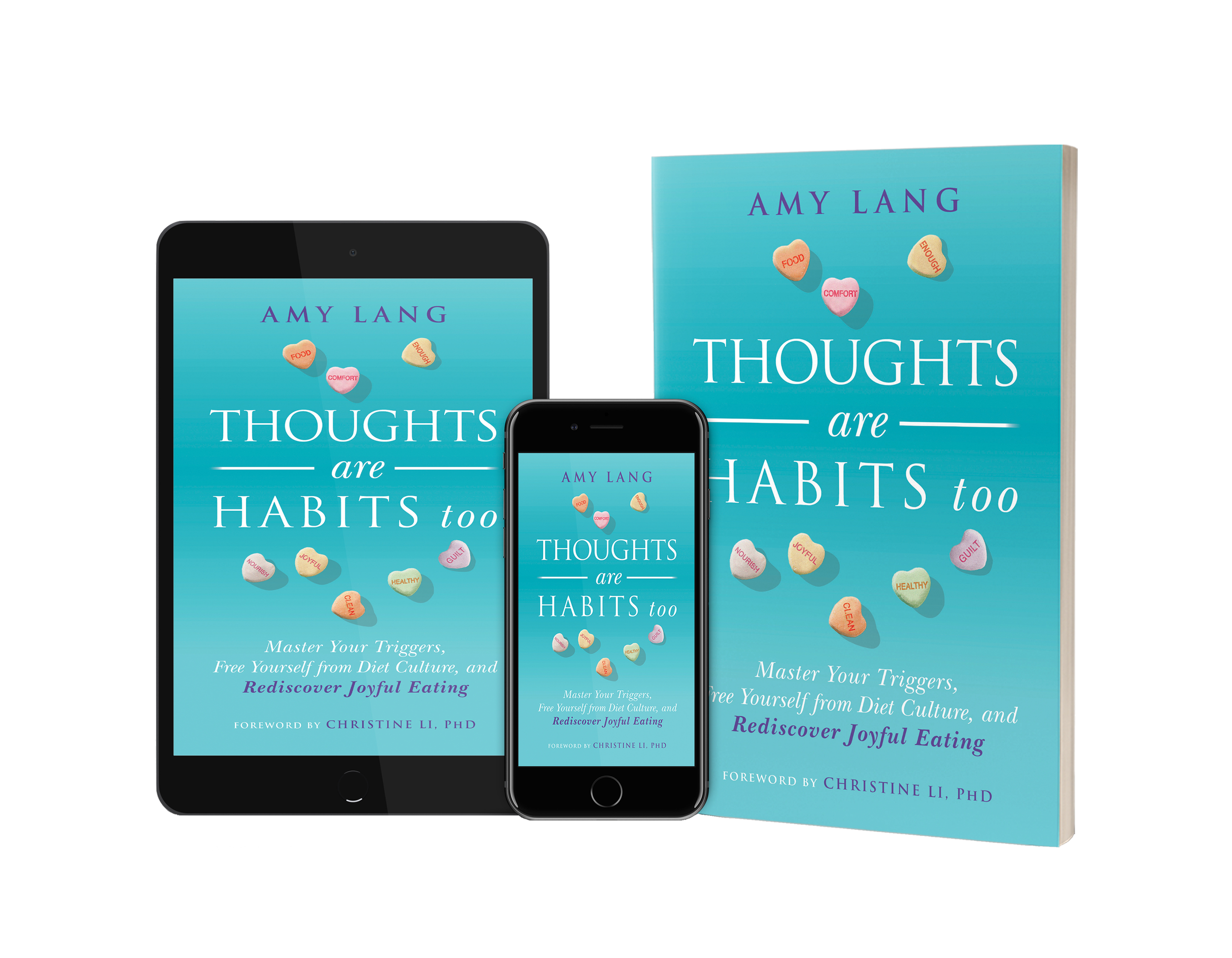 Thoughts Are Habits Too by Amy Lang — book cover