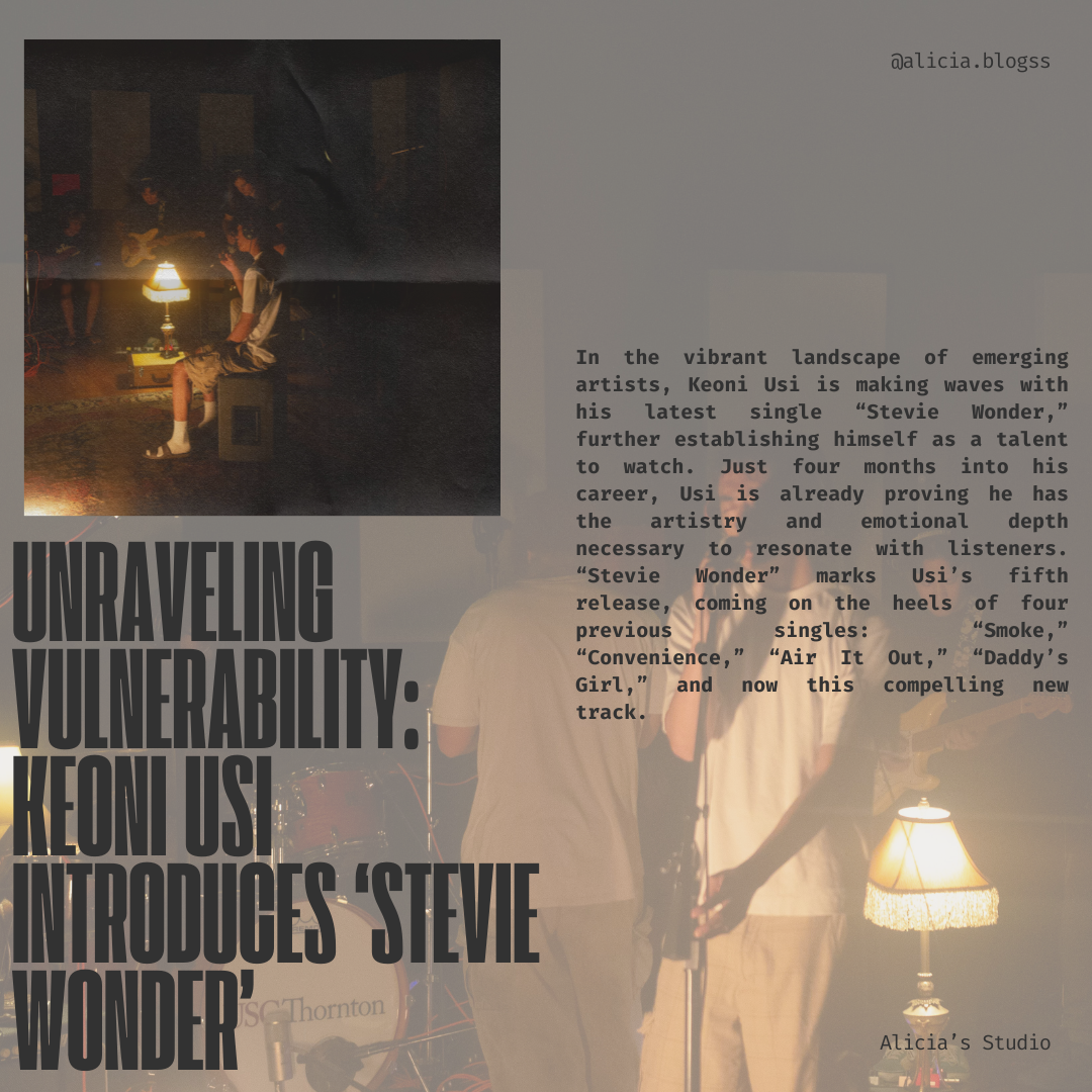 Unraveling Vulnerability: Keoni Usi Introduces ‘Stevie Wonder’