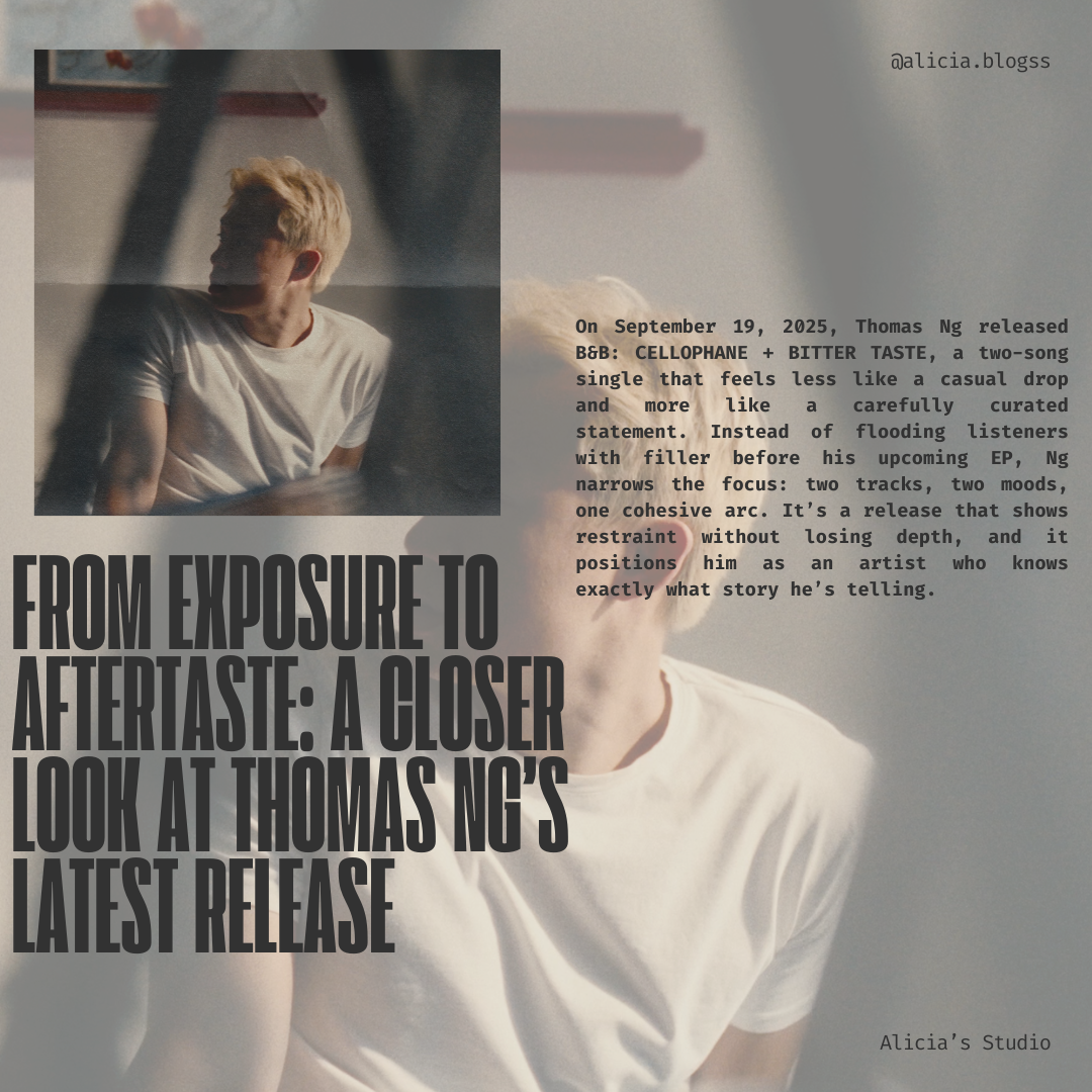 From Exposure to Aftertaste: A Closer Look at Thomas Ng’s Latest Release
