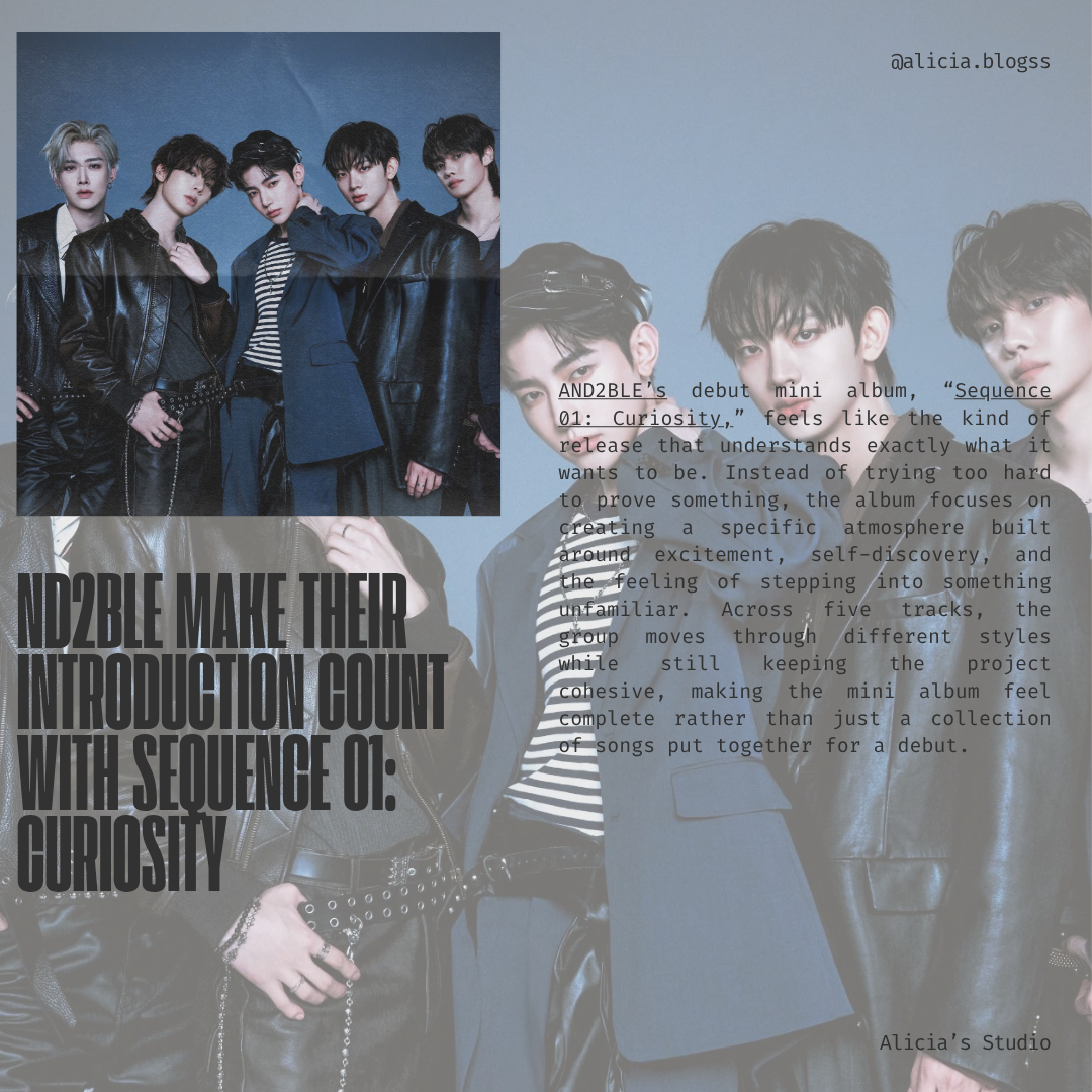 AND2BLE Make Their Introduction Count With Sequence 01: Curiosity
