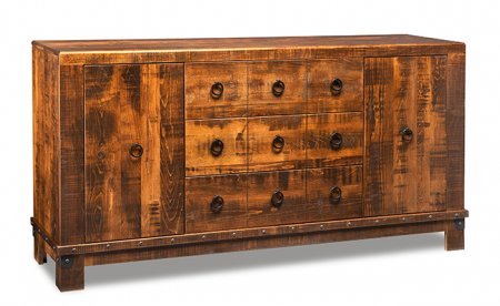 Barrelworks 3 Drawer 2 Door Sideboard