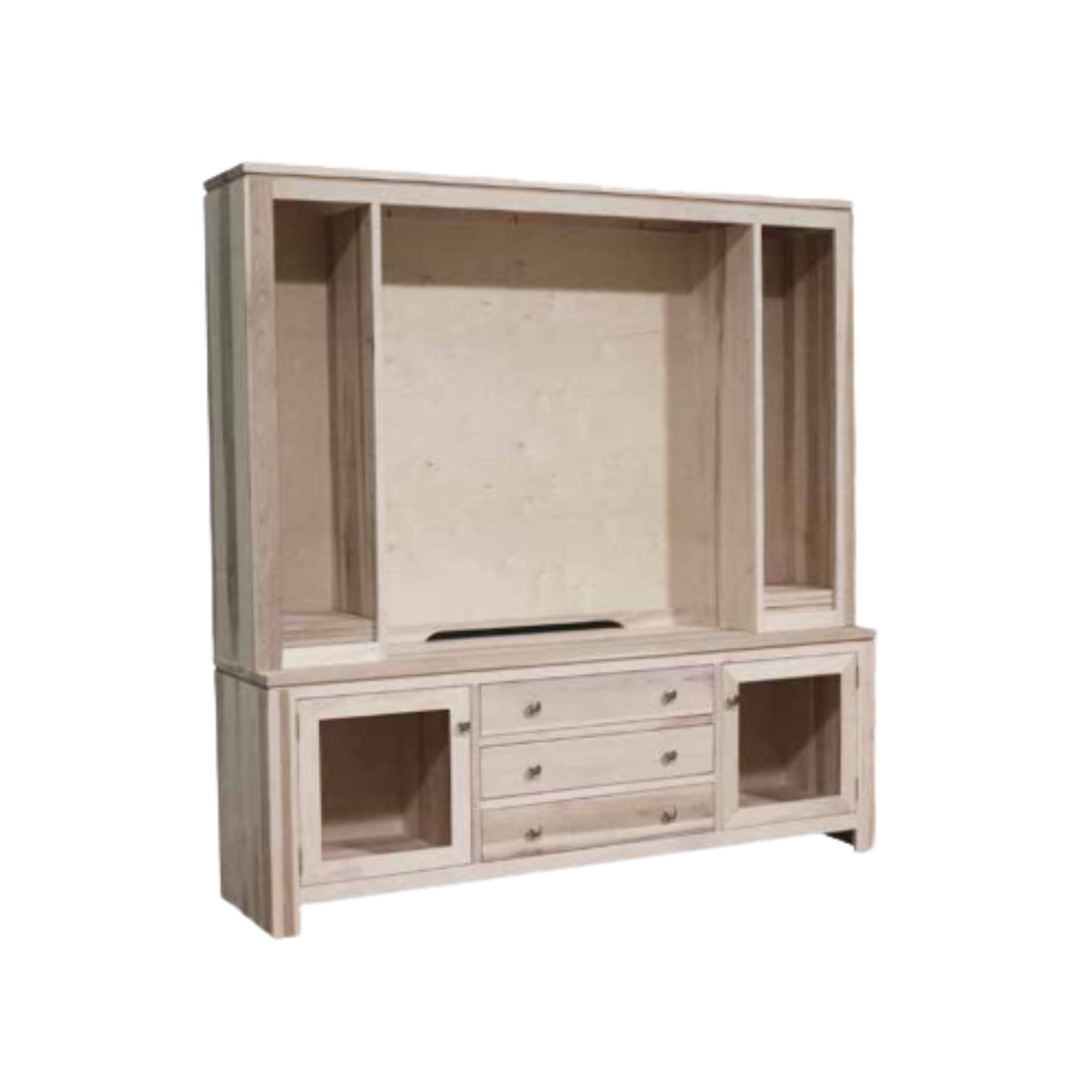 Newport 75” HDTV Cabinet with Hutch