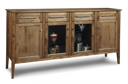 Stockholm 4 Drawer 4 Door Sideboard