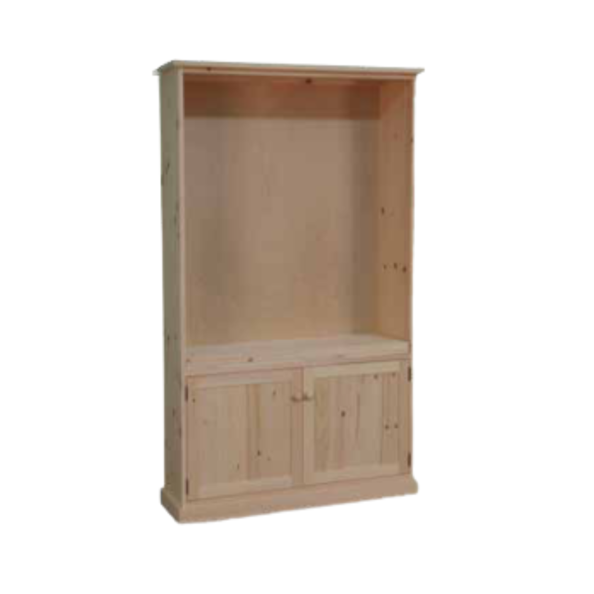 Cottage Standard Tall Bookcase with Box Doors