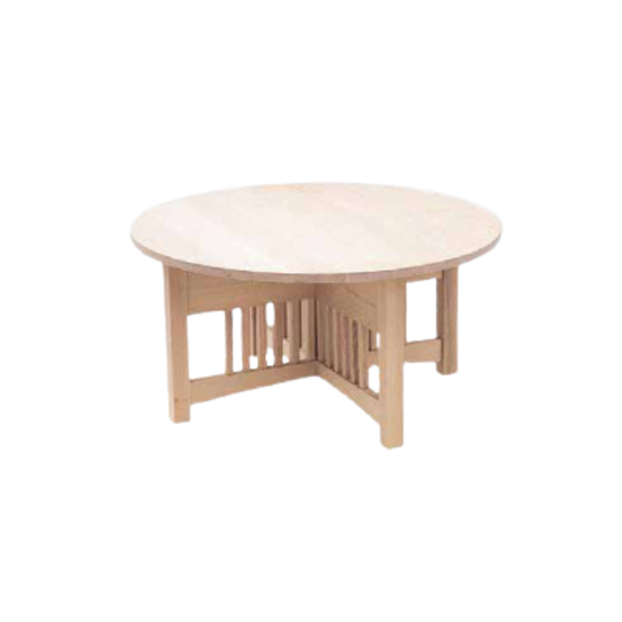 Mission Round Coffee Table