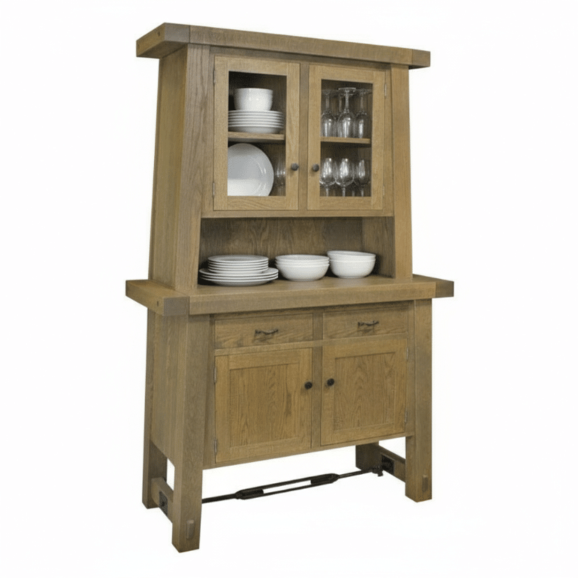 Yukon 2 Drawer 2 Door Sideboard with Optional Hutch