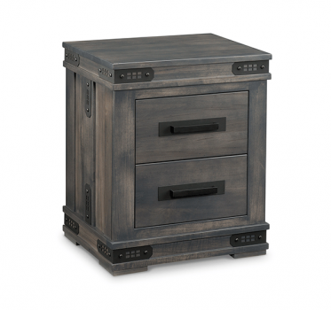 Gastown 2 Drawer Nightstand