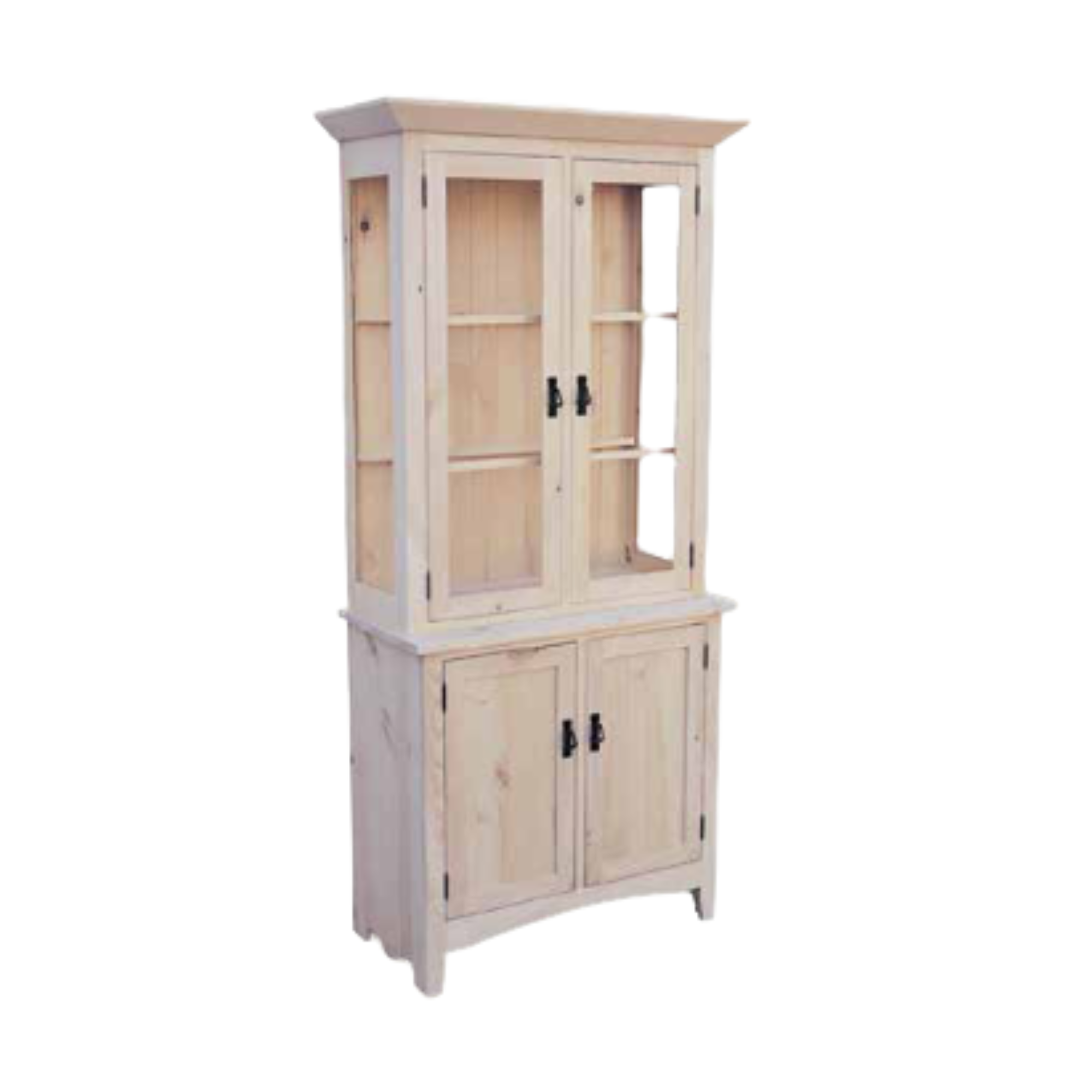 4 Door Hutch & Buffet with Crown