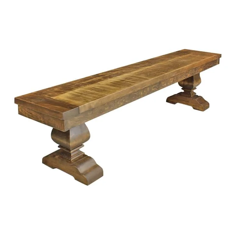 Century Pedestal Bench