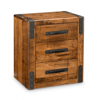 Union Station 3 Drawer Nightstand