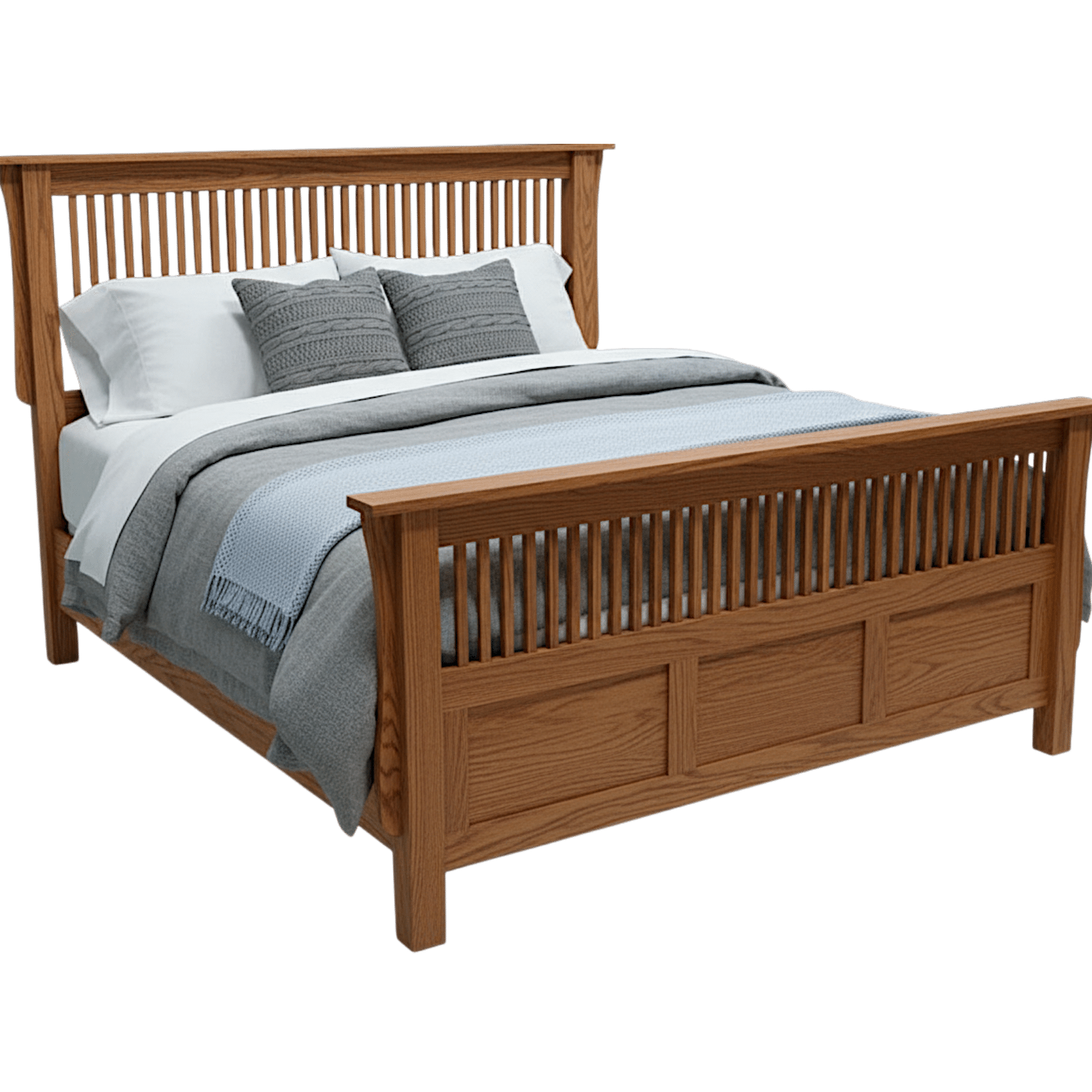 Mission Bed with Split Foot