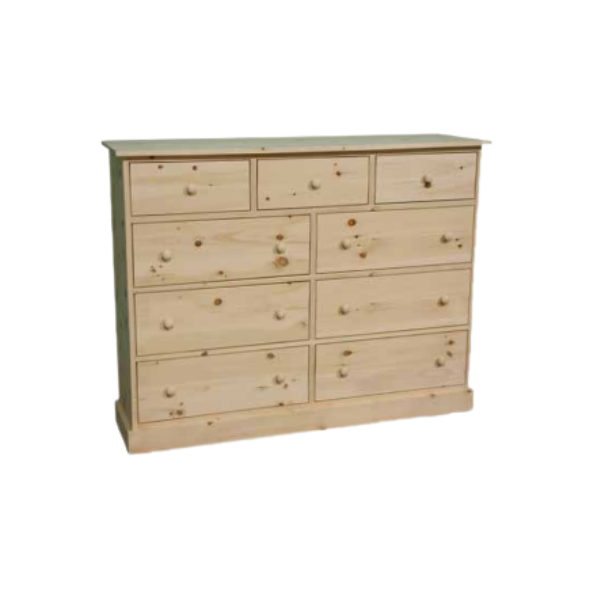 Cottage 9 Drawer Dresser