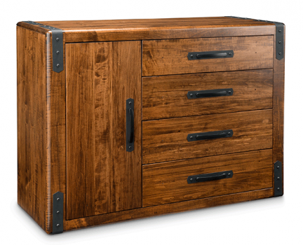 Union Station 1 Door 4 Drawer Sideboard