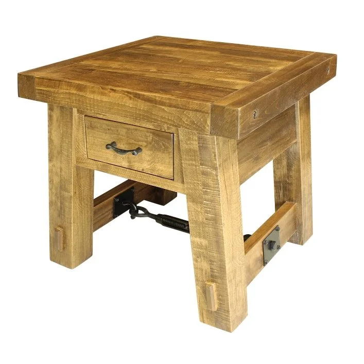 Yukon End Table with 1 Drawer