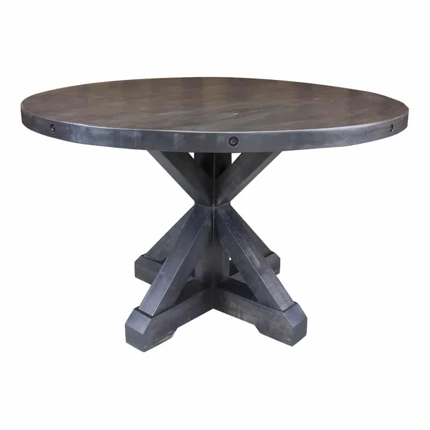 Klondike Round Single Pedestal Table