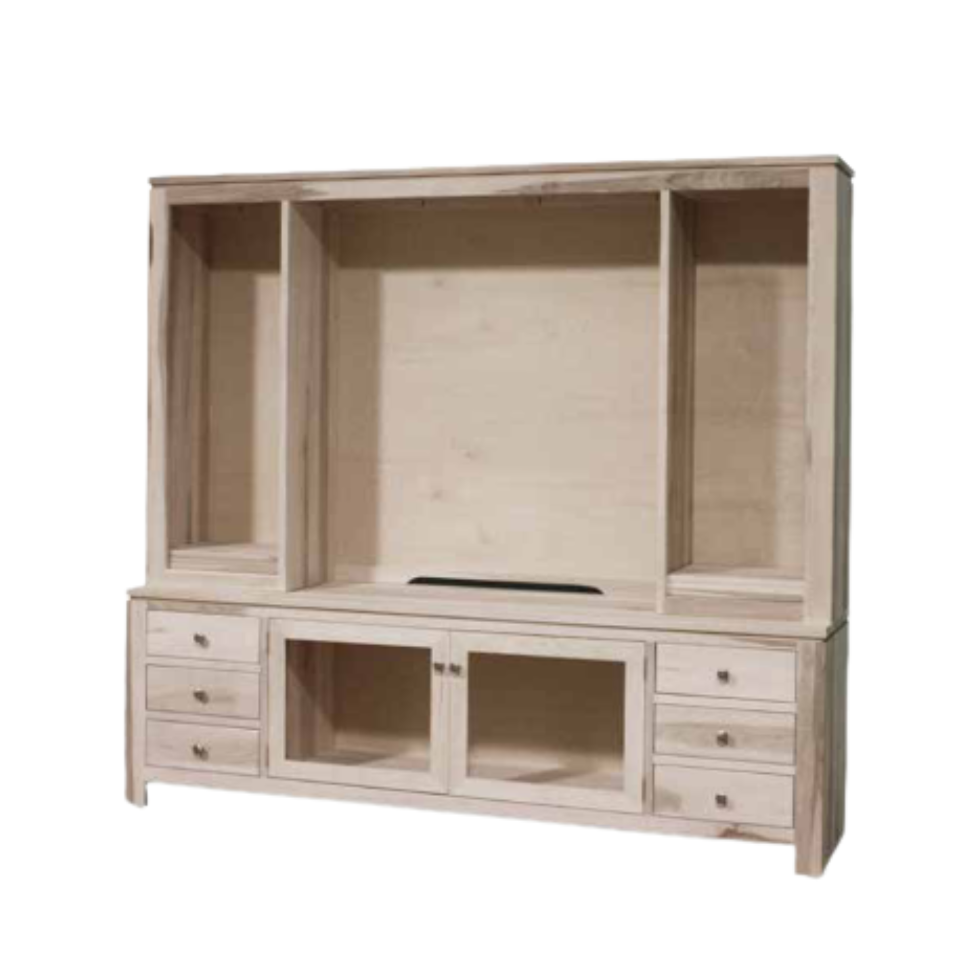 Newport 85” HDTV Cabinet with Hutch