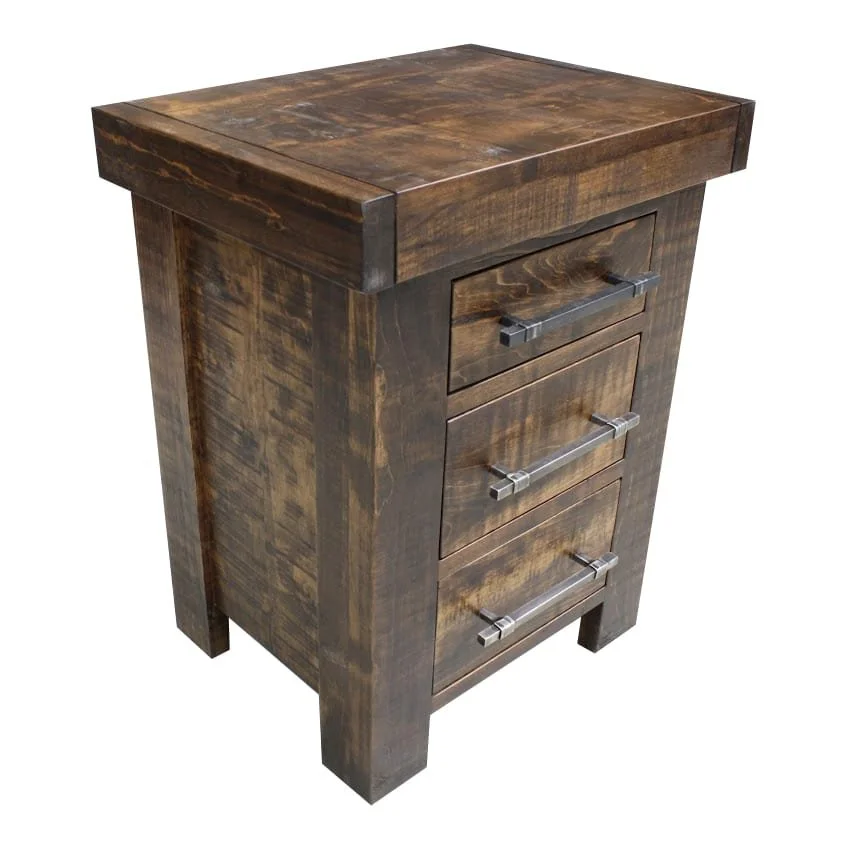 Millwright 3 Drawer Nightstand