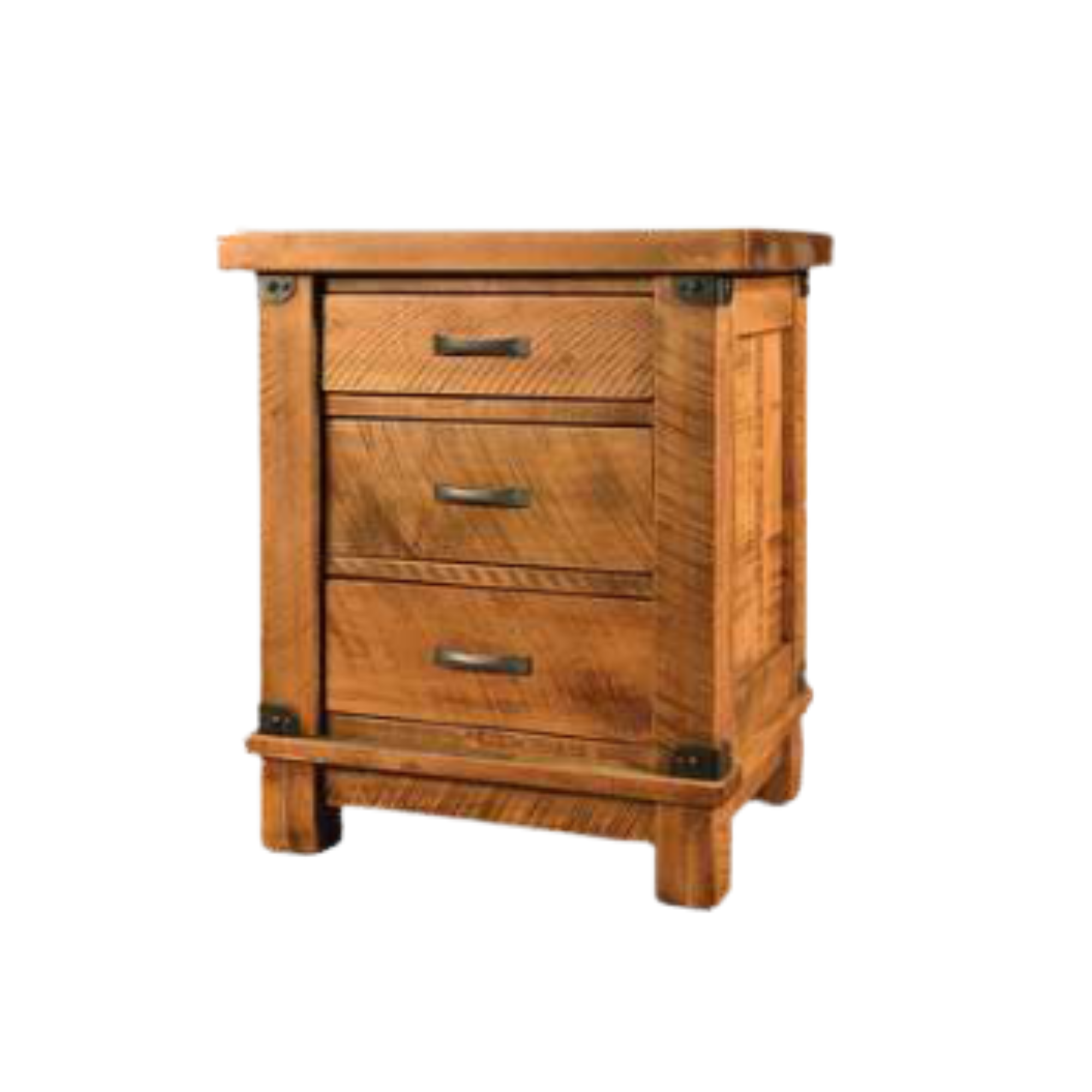 Galley 3 Drawer Nightstand