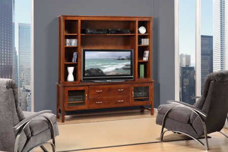 Brooklyn TV Console with Hutch