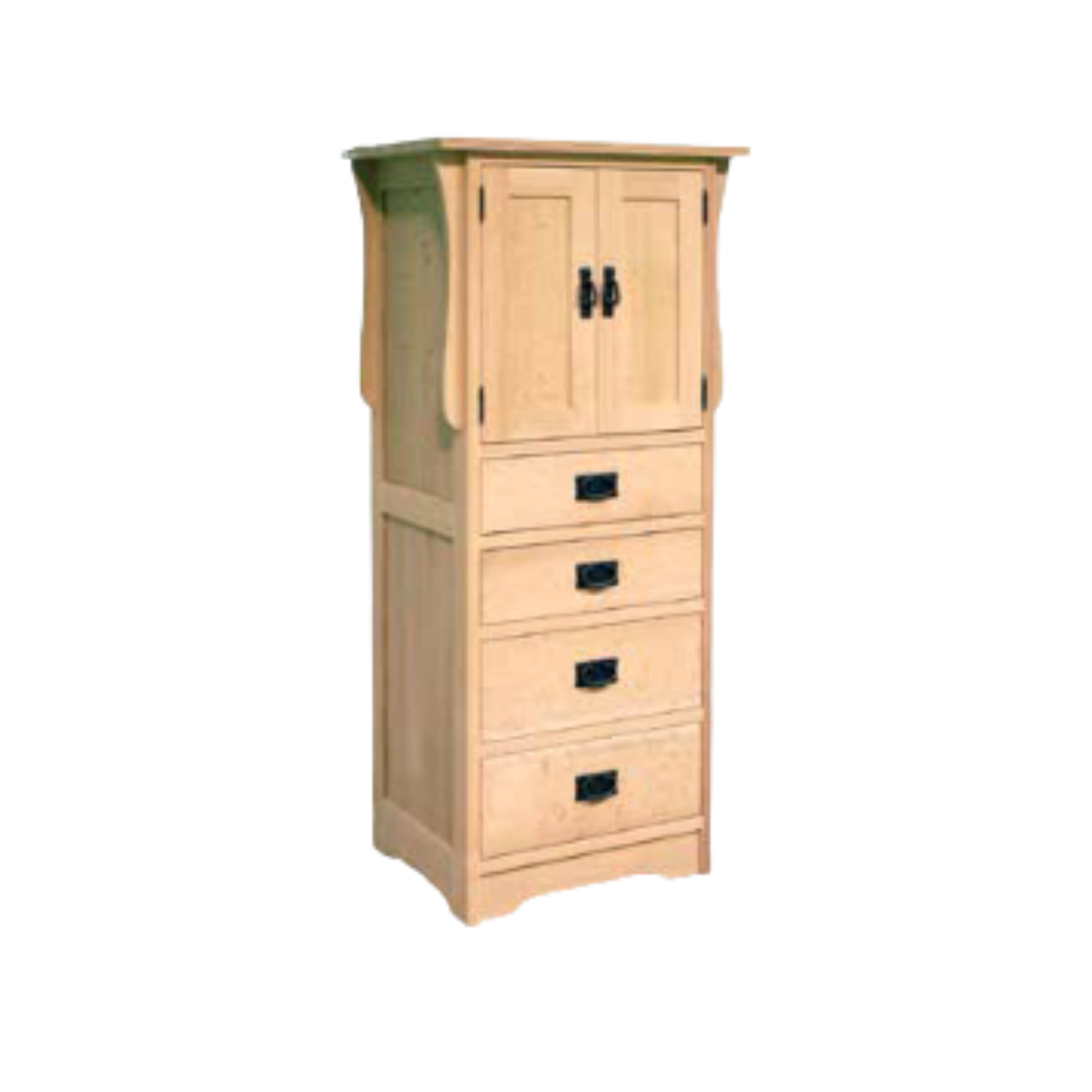 Mission 4 Drawer 2 Door Lingerie Chest