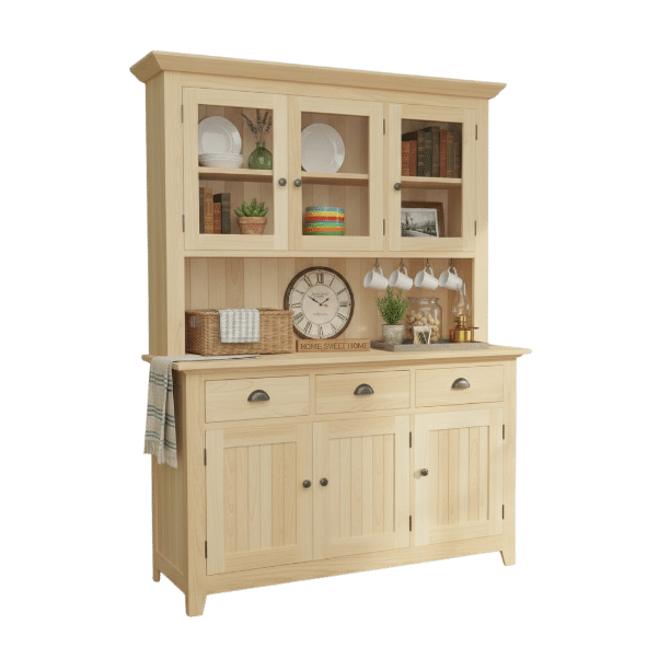 Harvest 3 Drawer 6 Door Hutch & Buffet