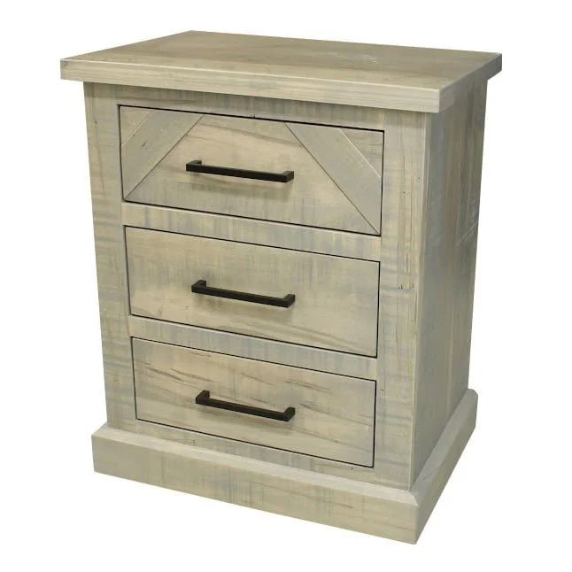 Bonanza 3 Drawer Nightstand