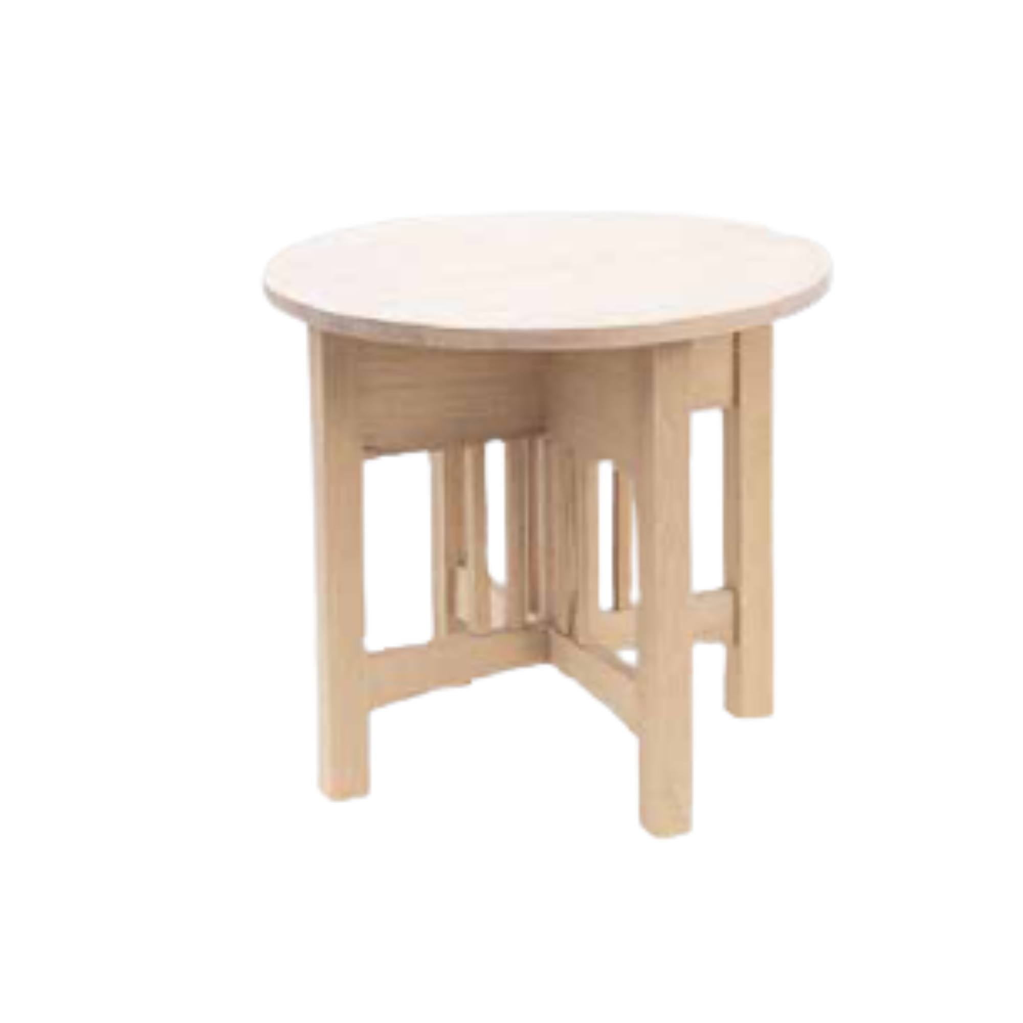 Mission Round End Table