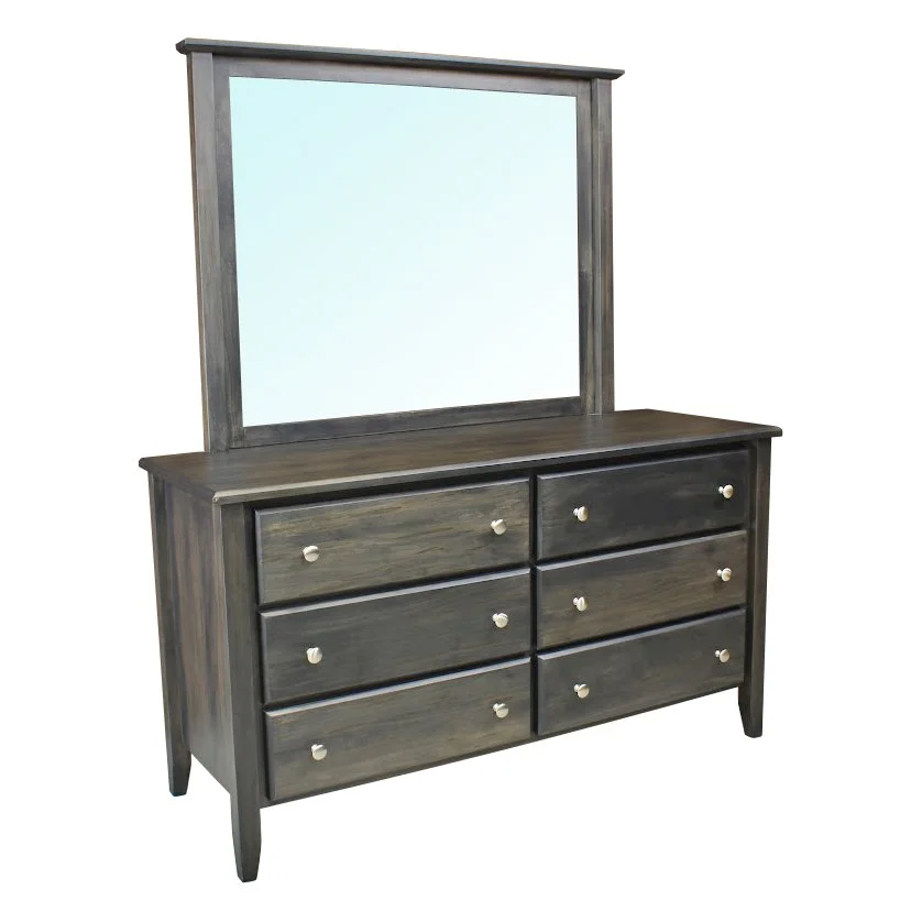 Kennaway 6 Drawer Dresser with Optional Mirror